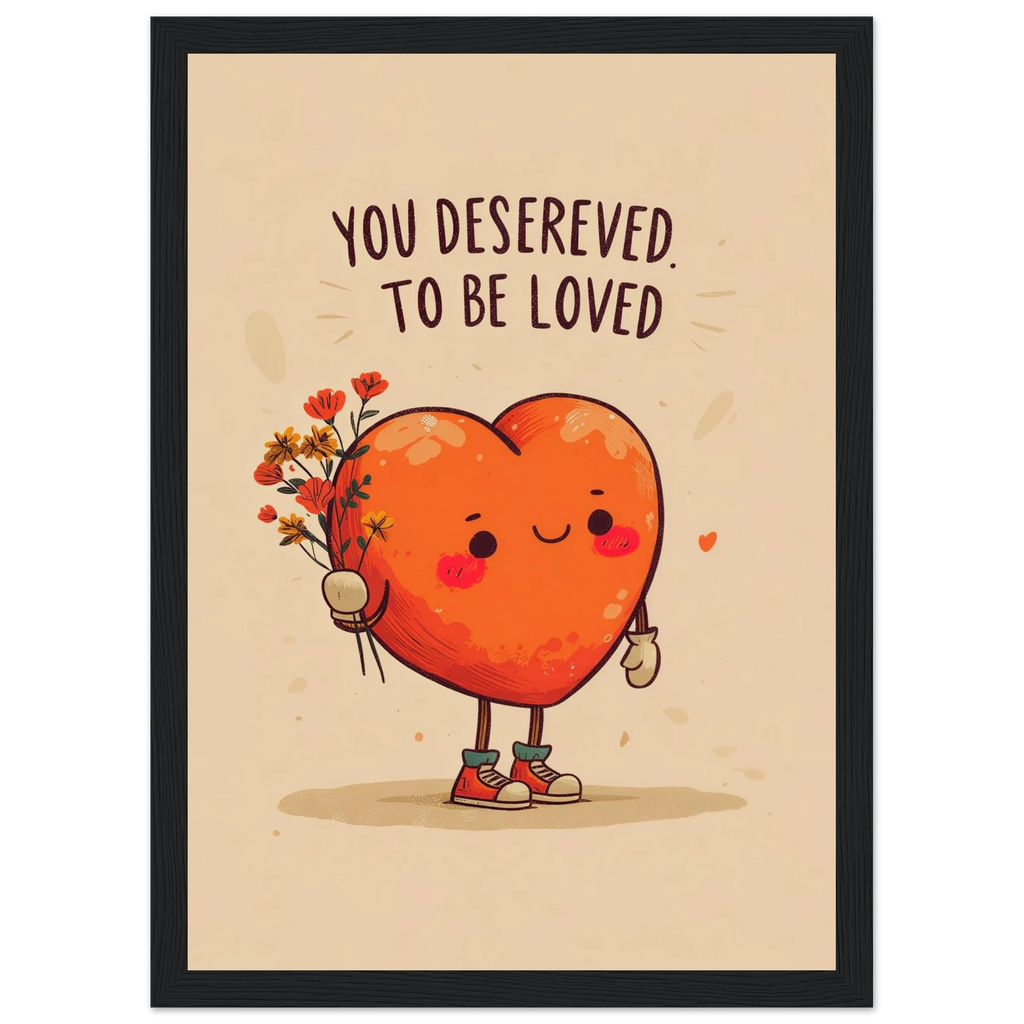 Rizen Deserved Love - Premium Framed Wall Art