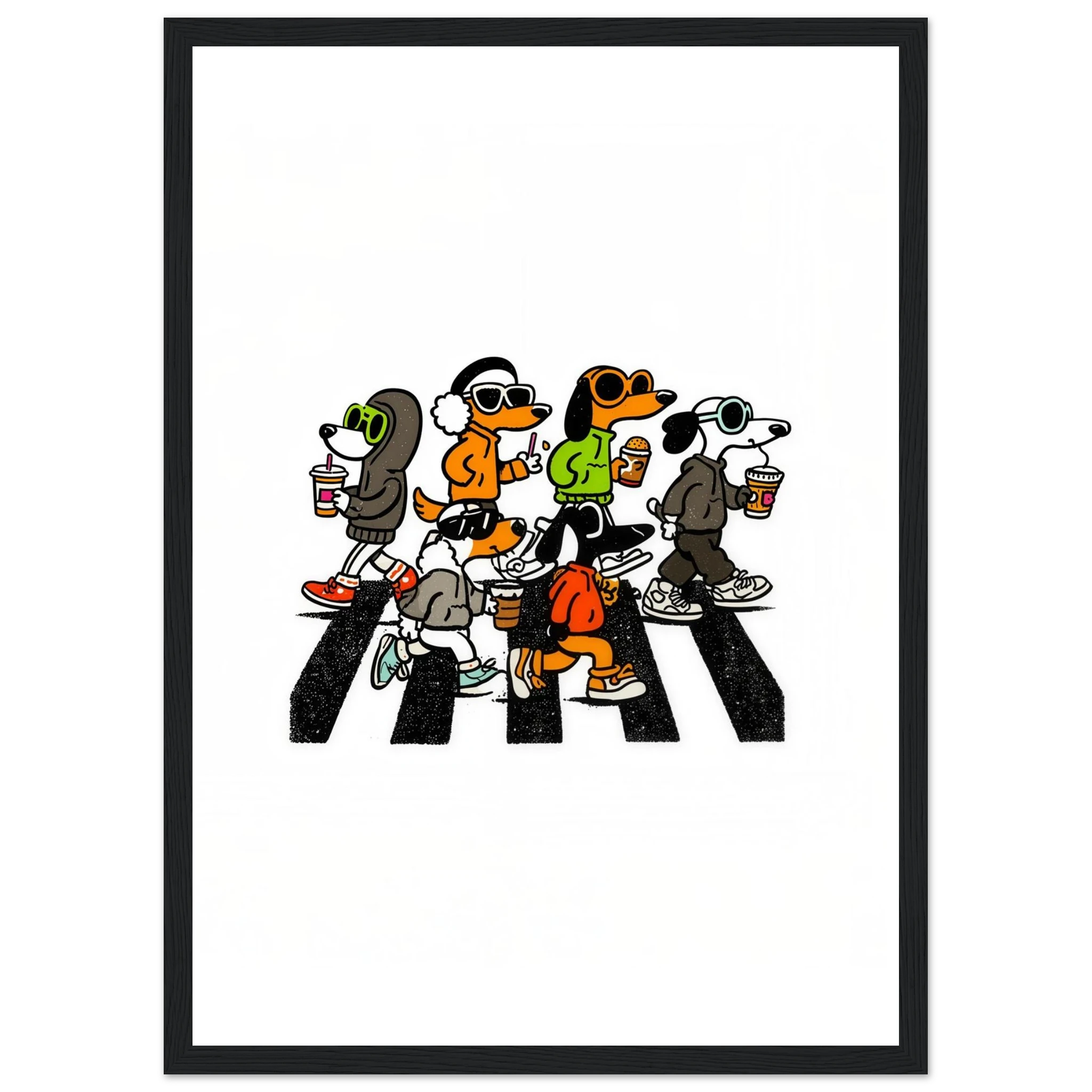 Rizen Take A Walk - Premium Framed Wall Art
