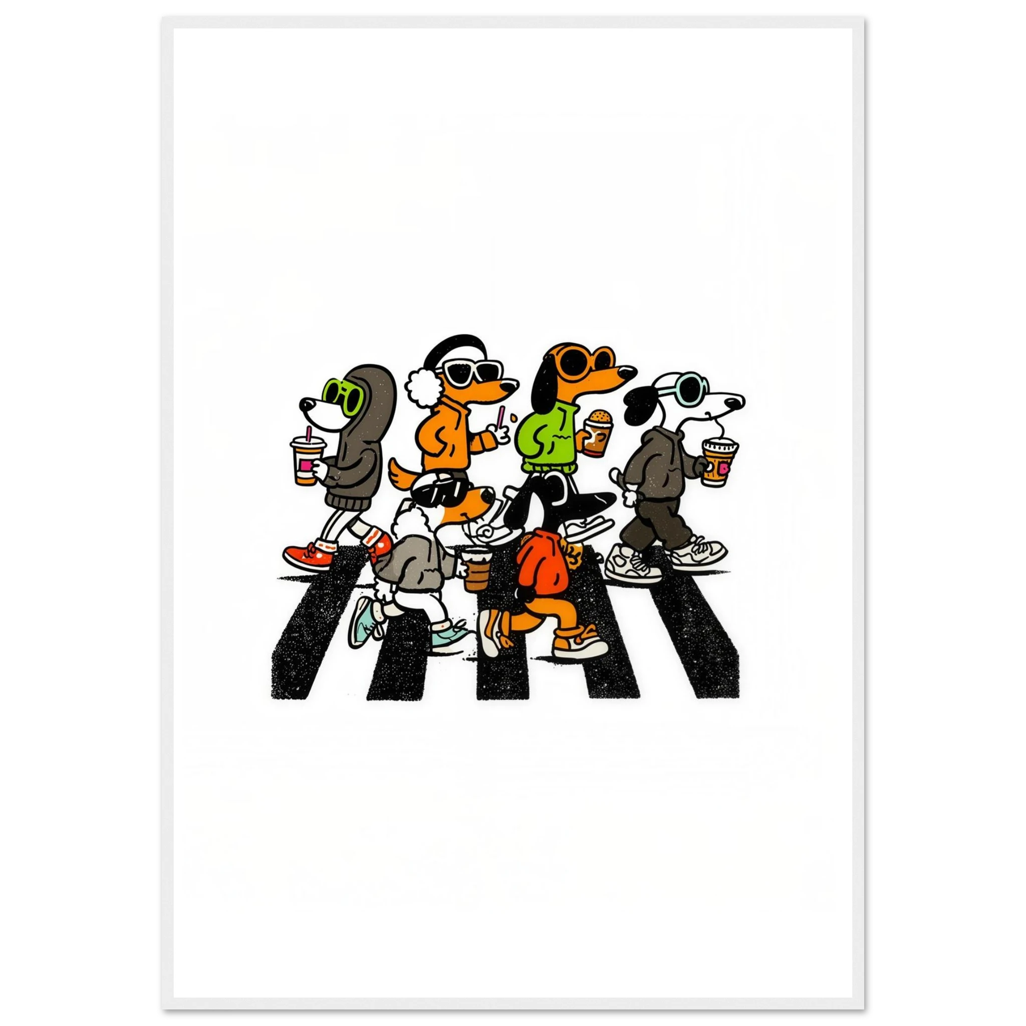 Rizen Take A Walk - Premium Framed Wall Art