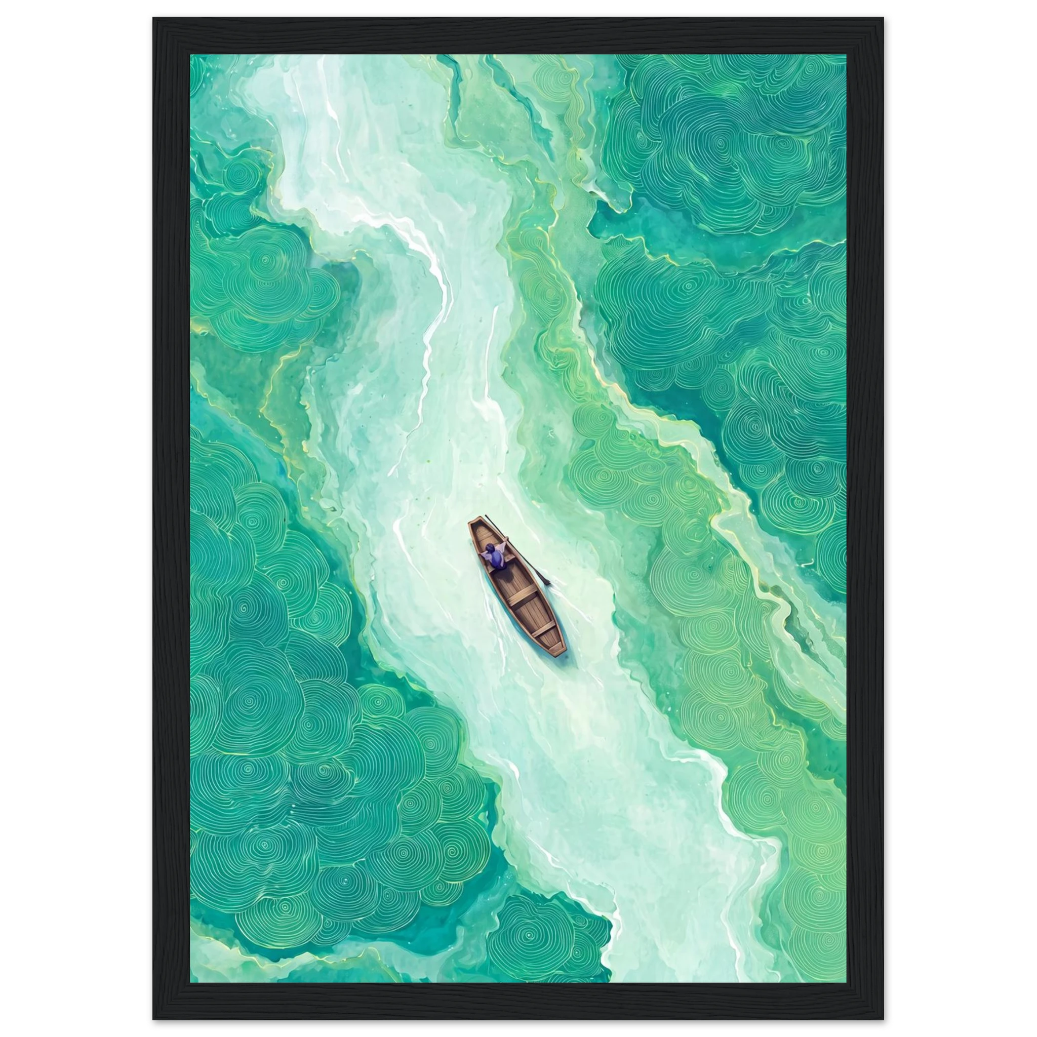 Rizen Find Peace - Premium Framed Wall Art