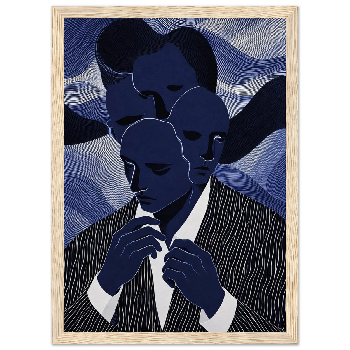 Rizen Indecisive Identity - Premium Framed Wall Art