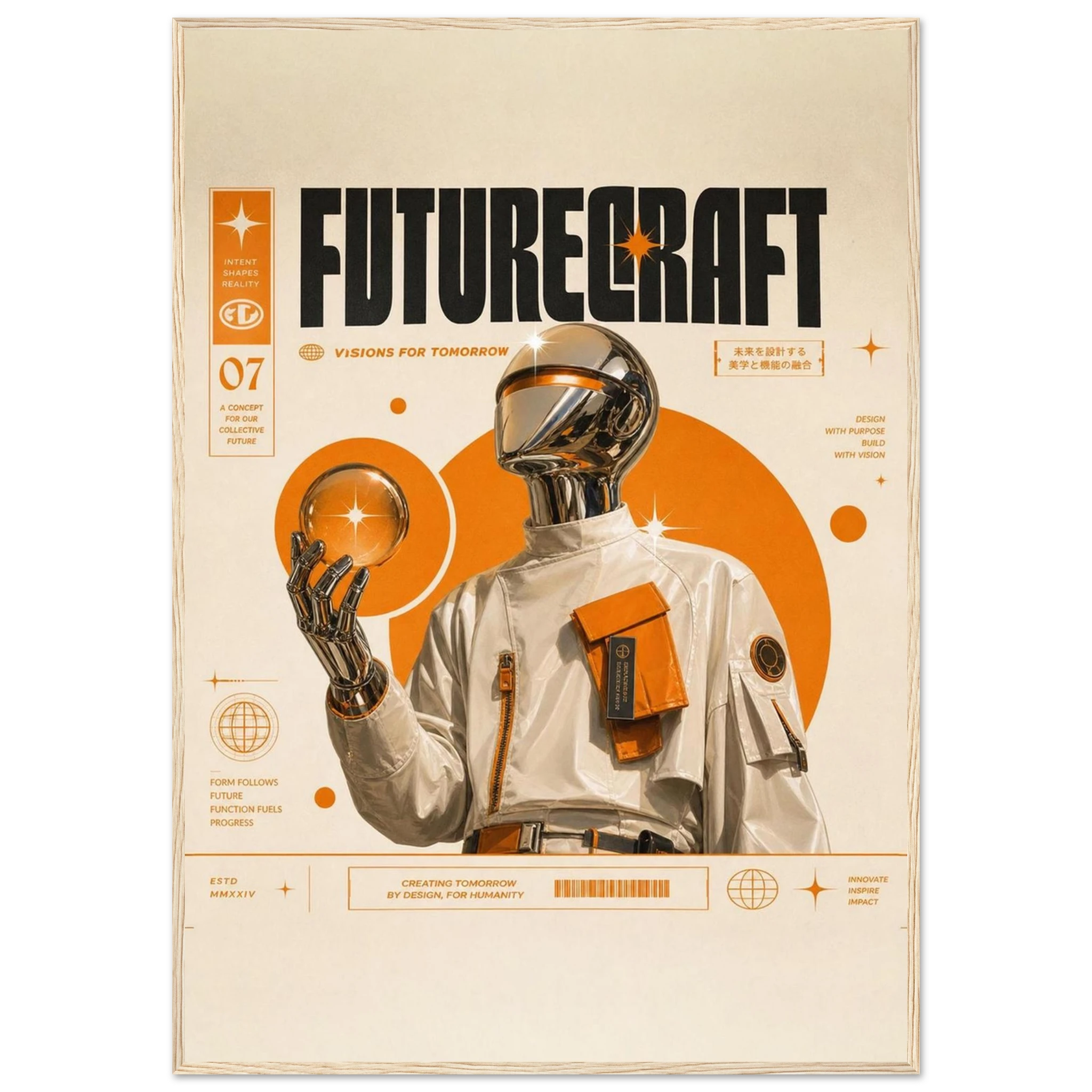 Rizen Future Craft - Premium Framed Wall Art