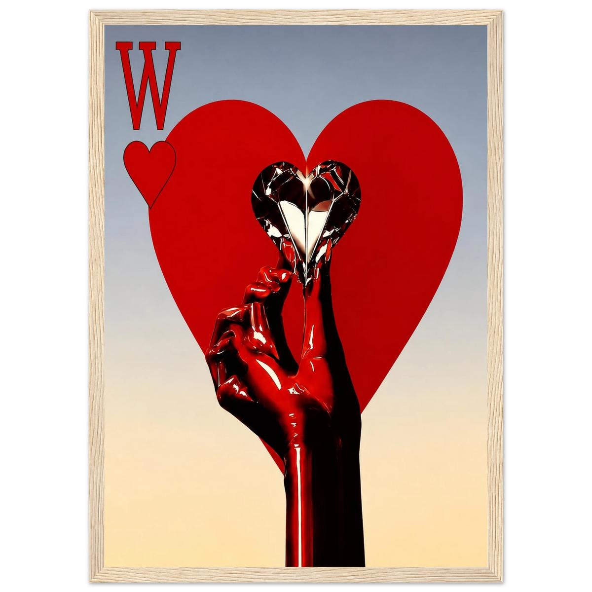 Rizen Worth The Love - Premium Framed Wall Art
