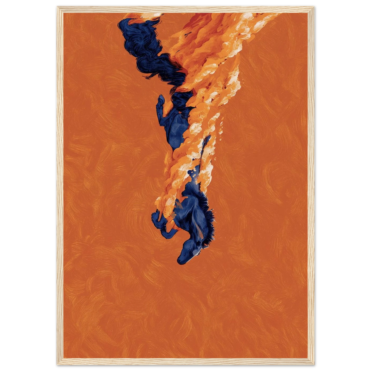 Rizen Inferno Trojan - Premium Framed Wall Art