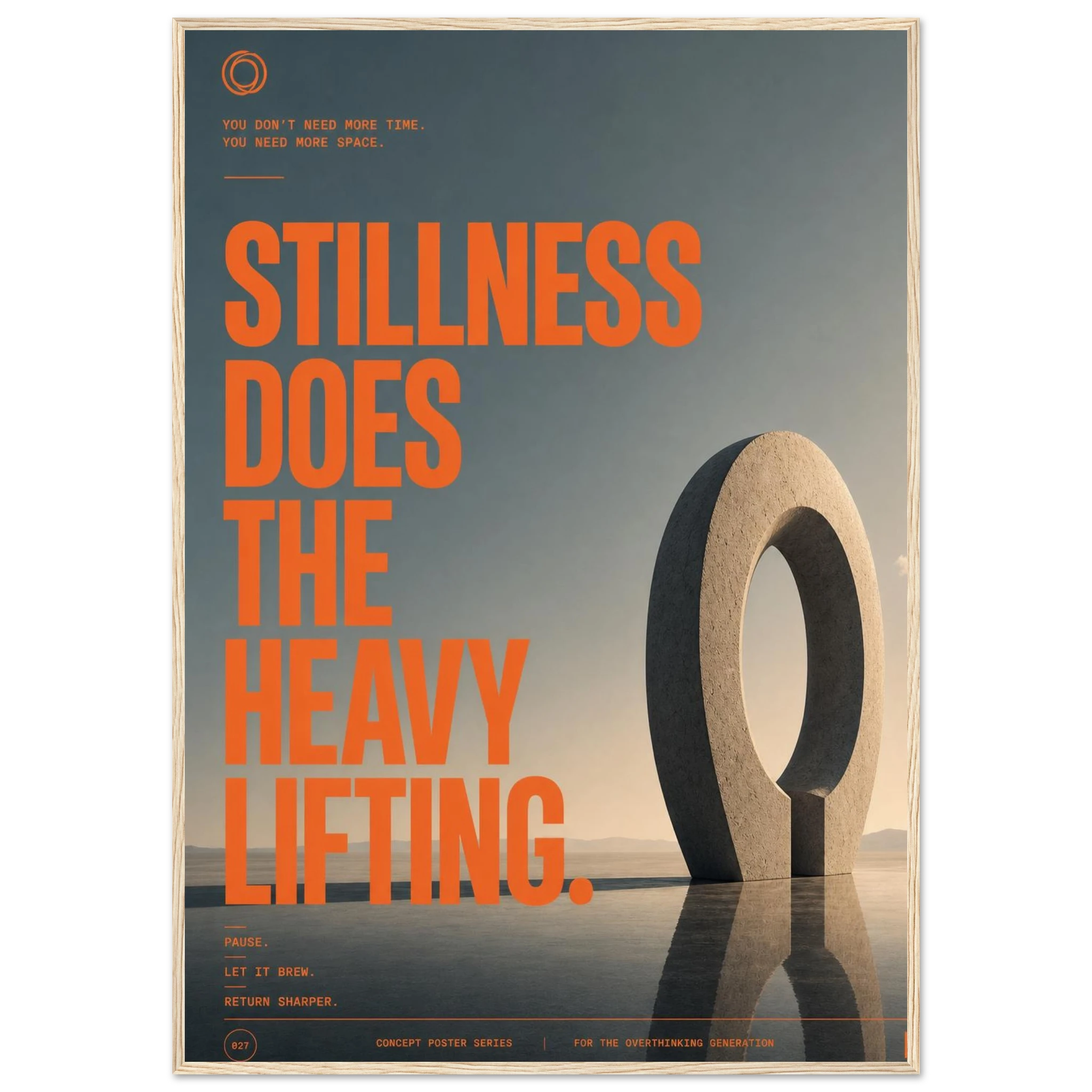Rizen Stillness - Premium Framed Wall Art