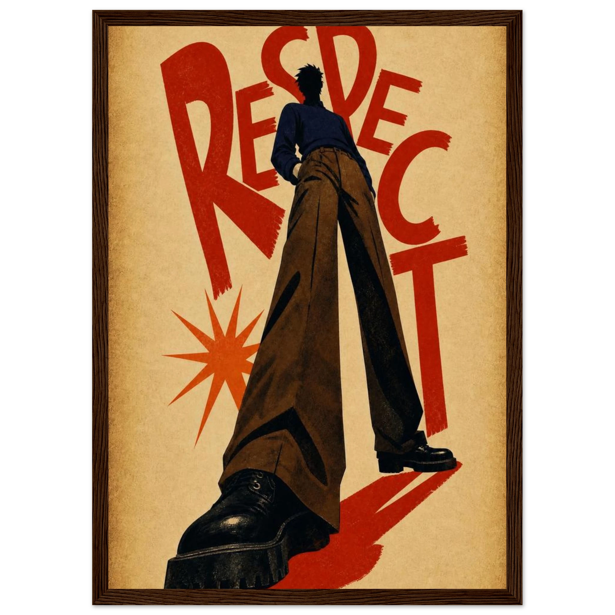 Rizen Respect - Premium Framed Wall Art