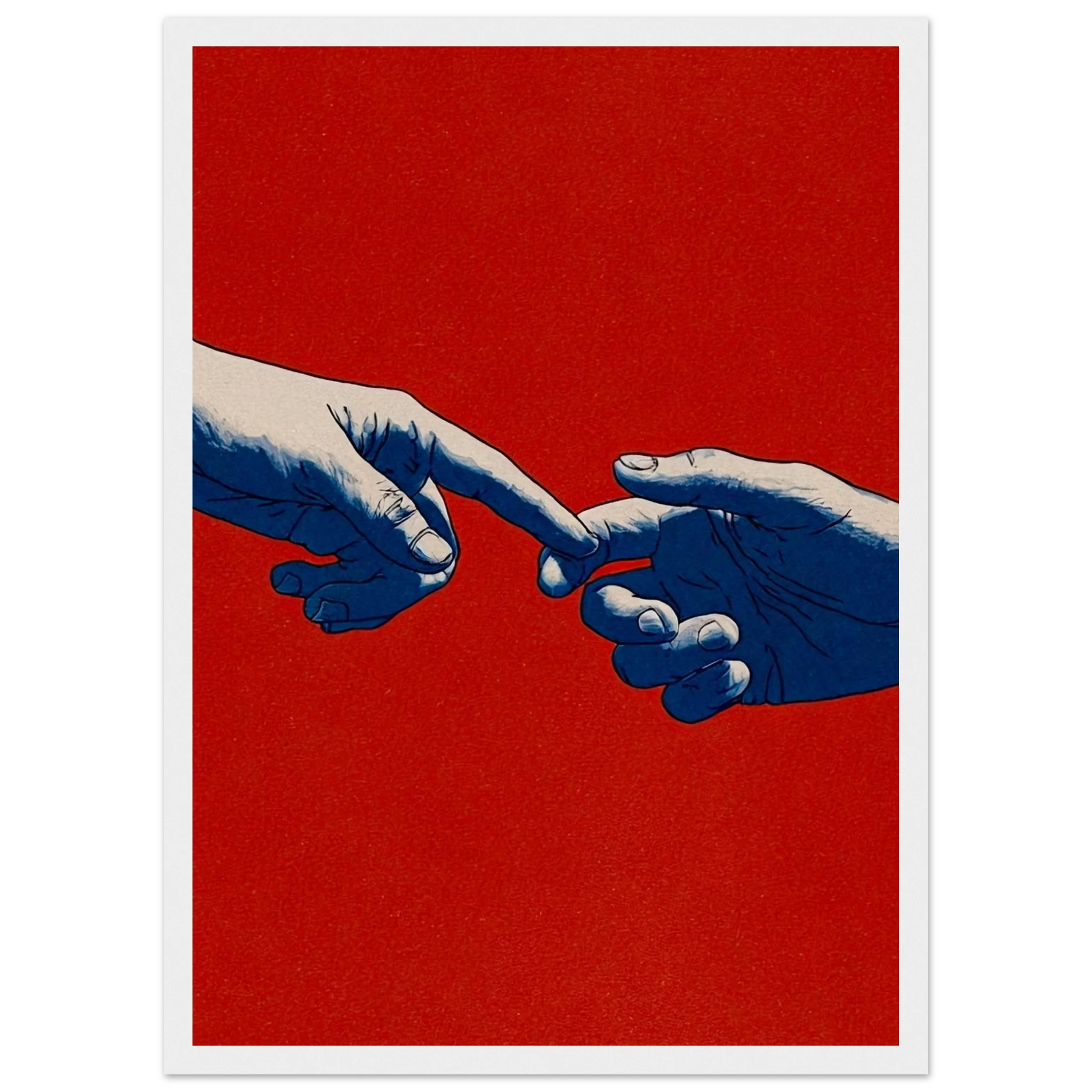 Rizen Fingertip Promise - Premium Framed Wall Art