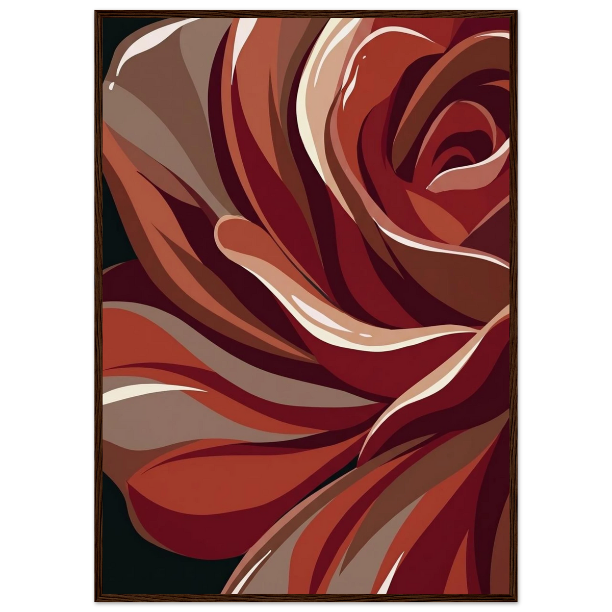 Rizen Rose - Premium Framed Wall Art