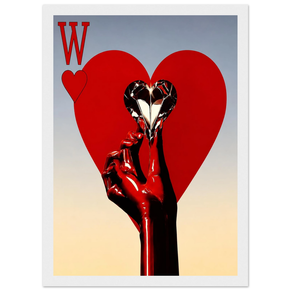 Rizen Worth The Love - Premium Framed Wall Art