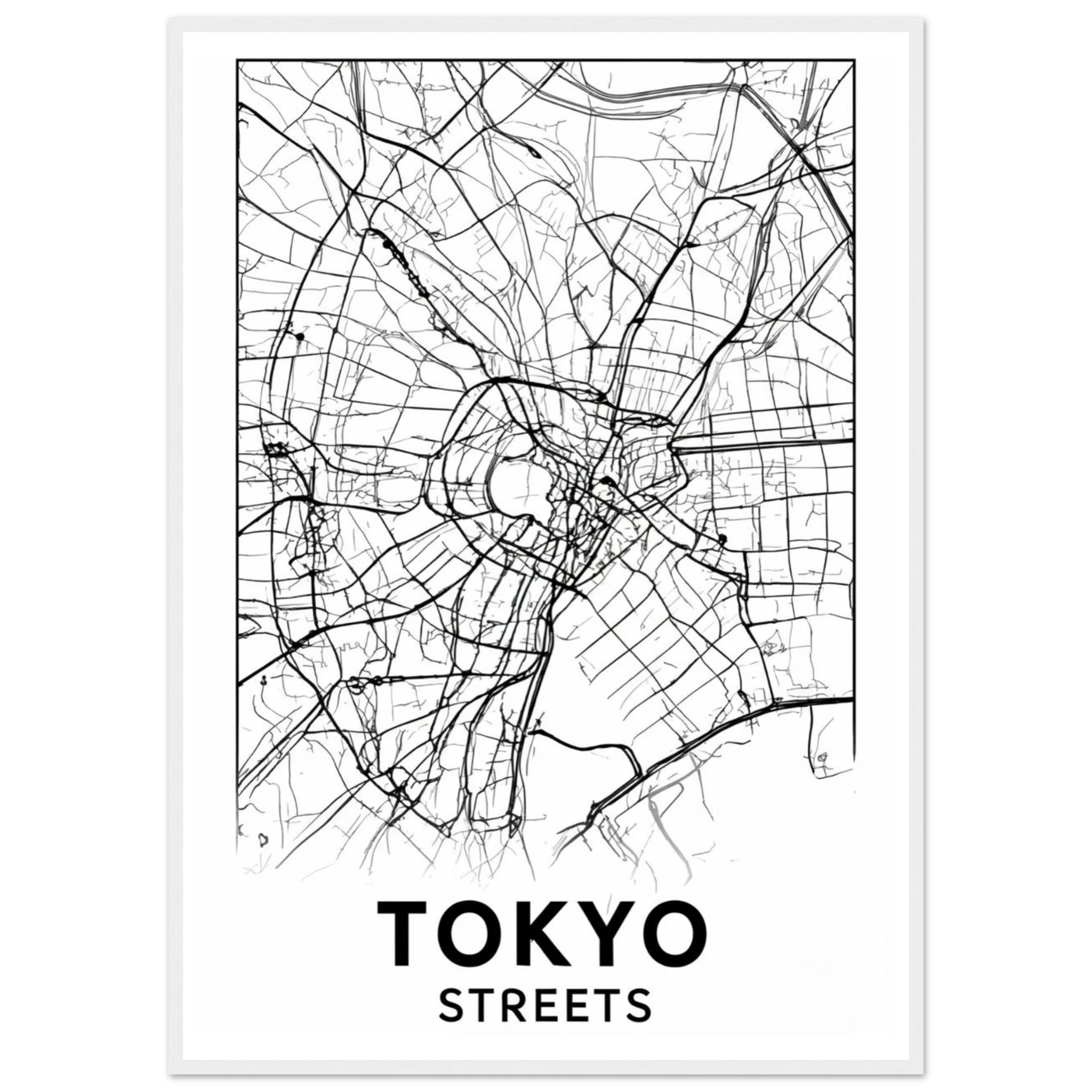 Rizen Tokyo Streets - Premium Framed Wall Art
