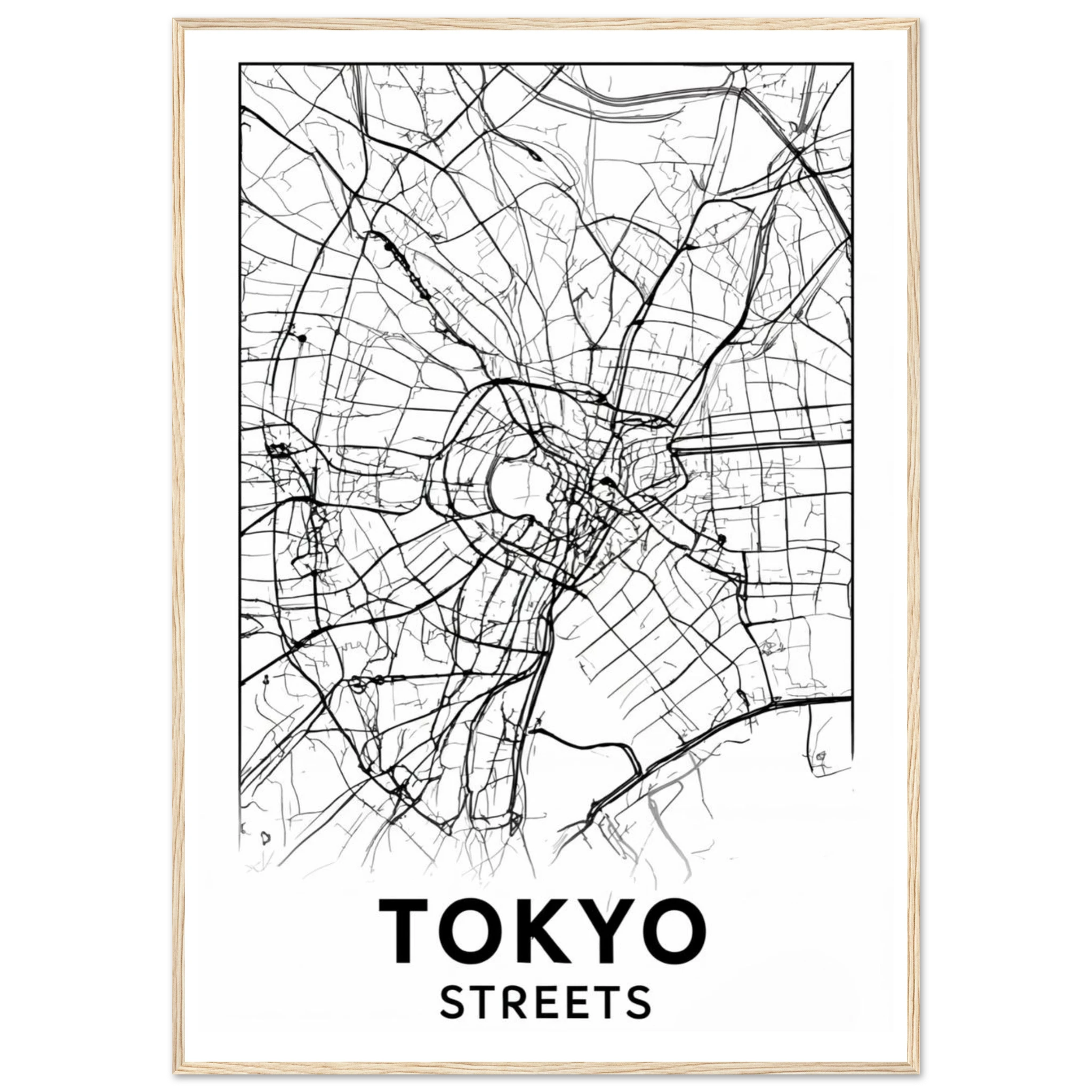 Rizen Tokyo Streets - Premium Framed Wall Art