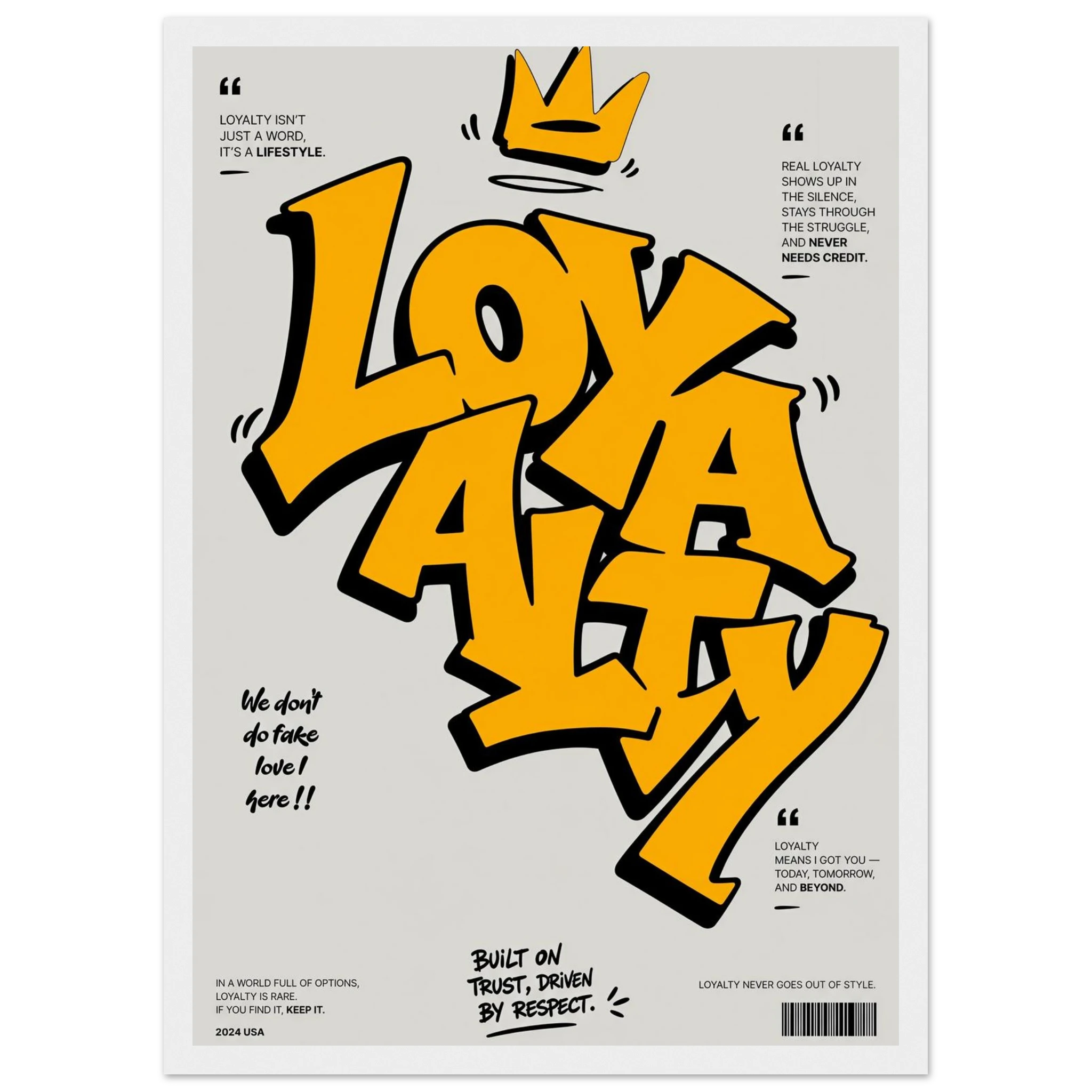 Rizen Loyalty - Premium Framed Wall Art