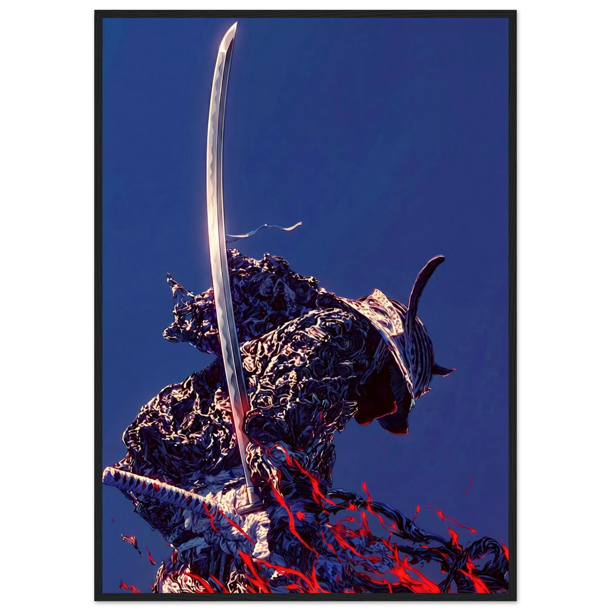 Rizen Samurai - Premium Framed Wall Art