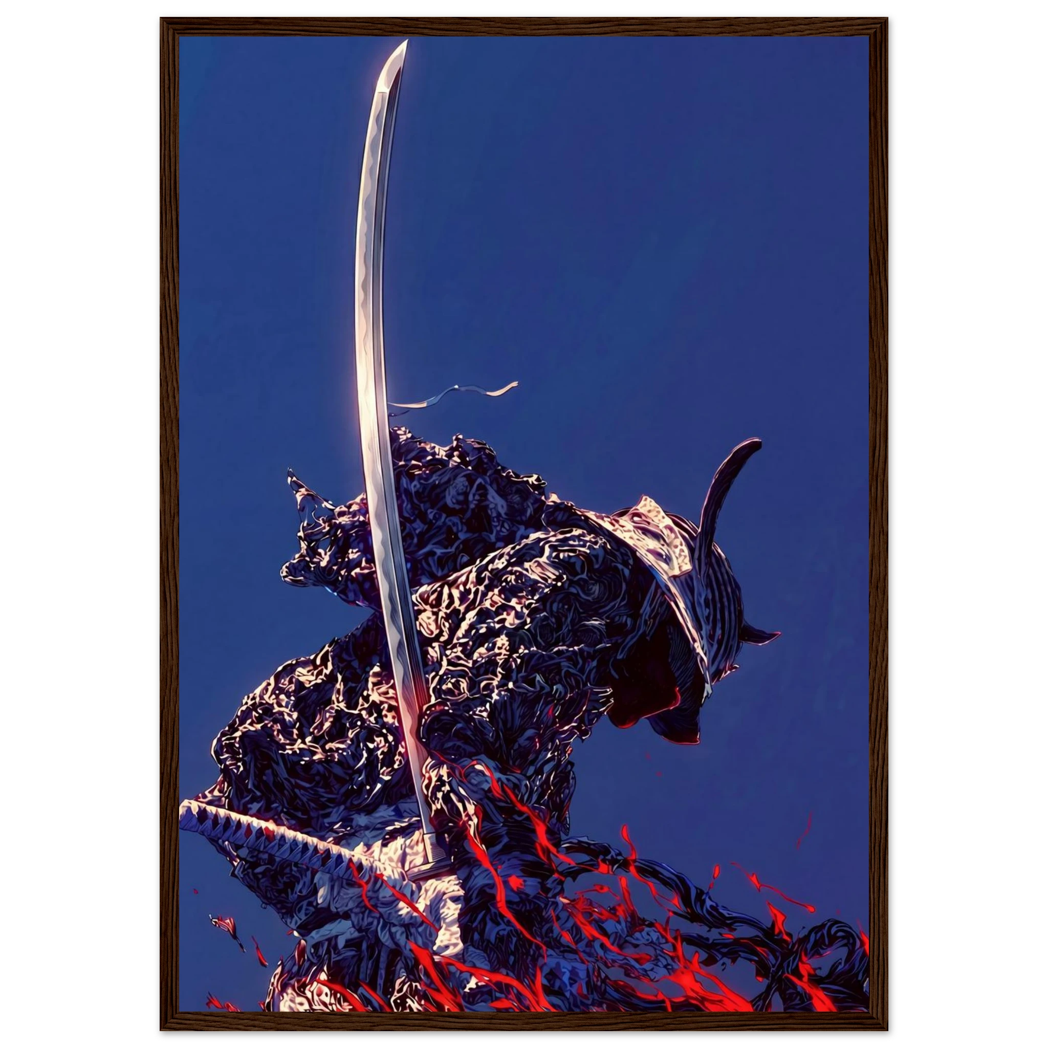 Rizen Samurai - Premium Framed Wall Art
