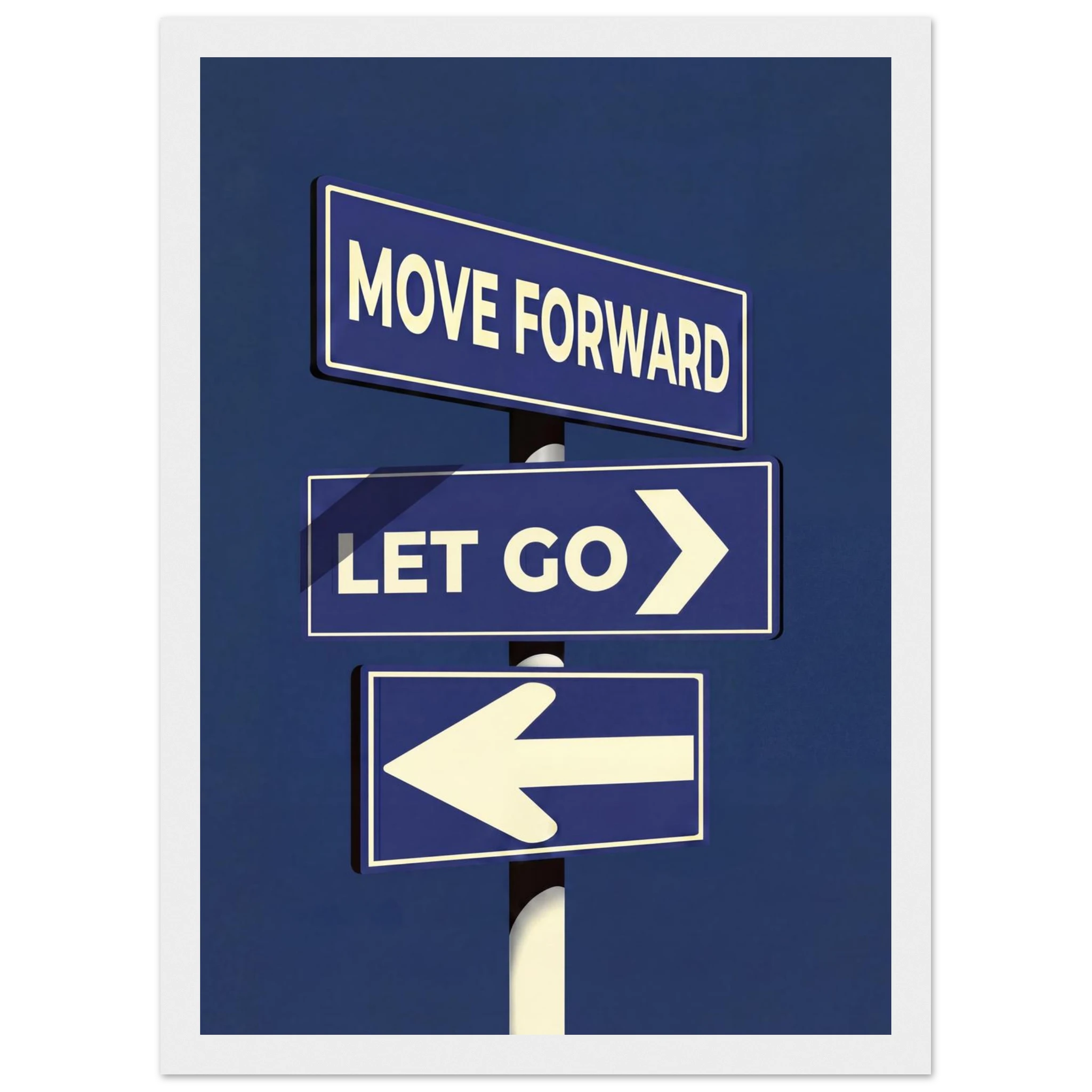Rizen Move Forward - Premium Framed Wall Art