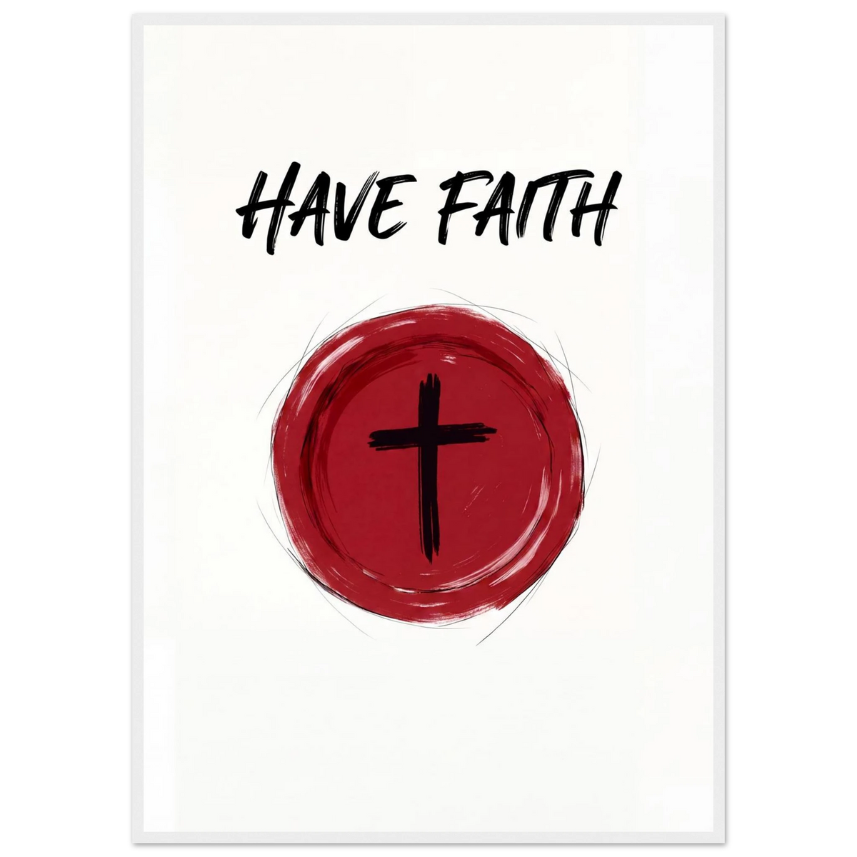 Rizen Have Faith - Premium Framed Wall Art
