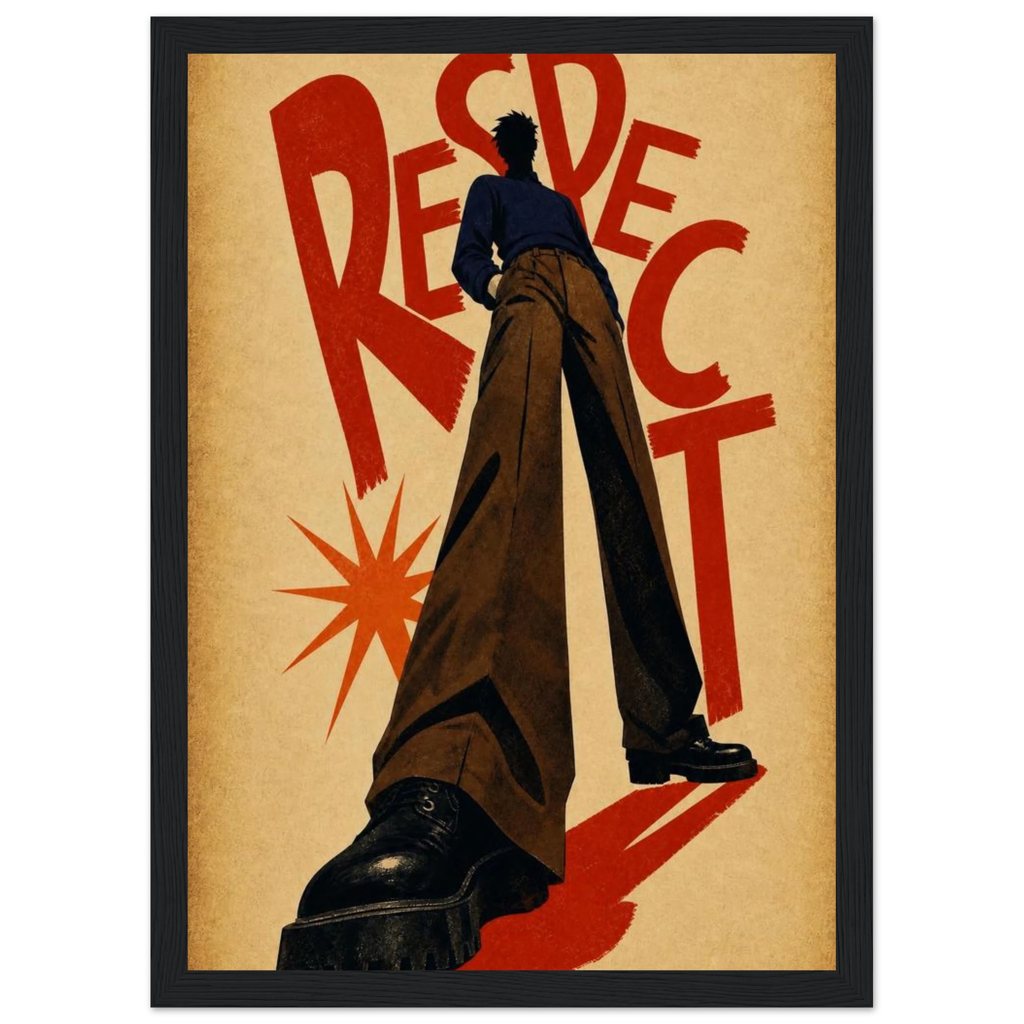 Rizen Respect - Premium Framed Wall Art