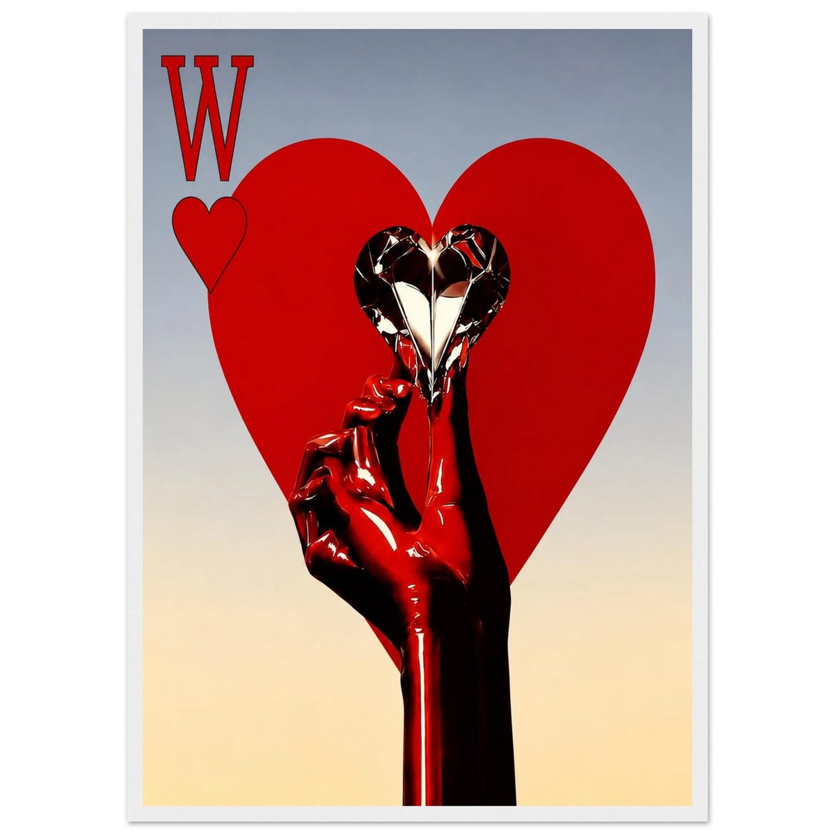 Rizen Worth The Love - Premium Framed Wall Art