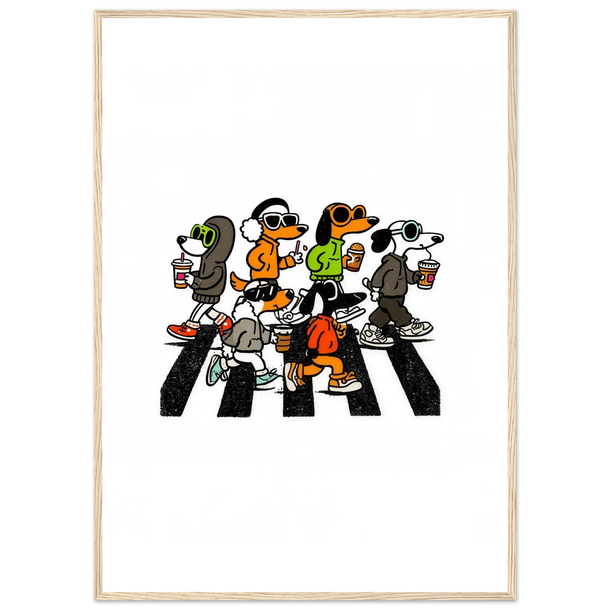 Rizen Take A Walk - Premium Framed Wall Art