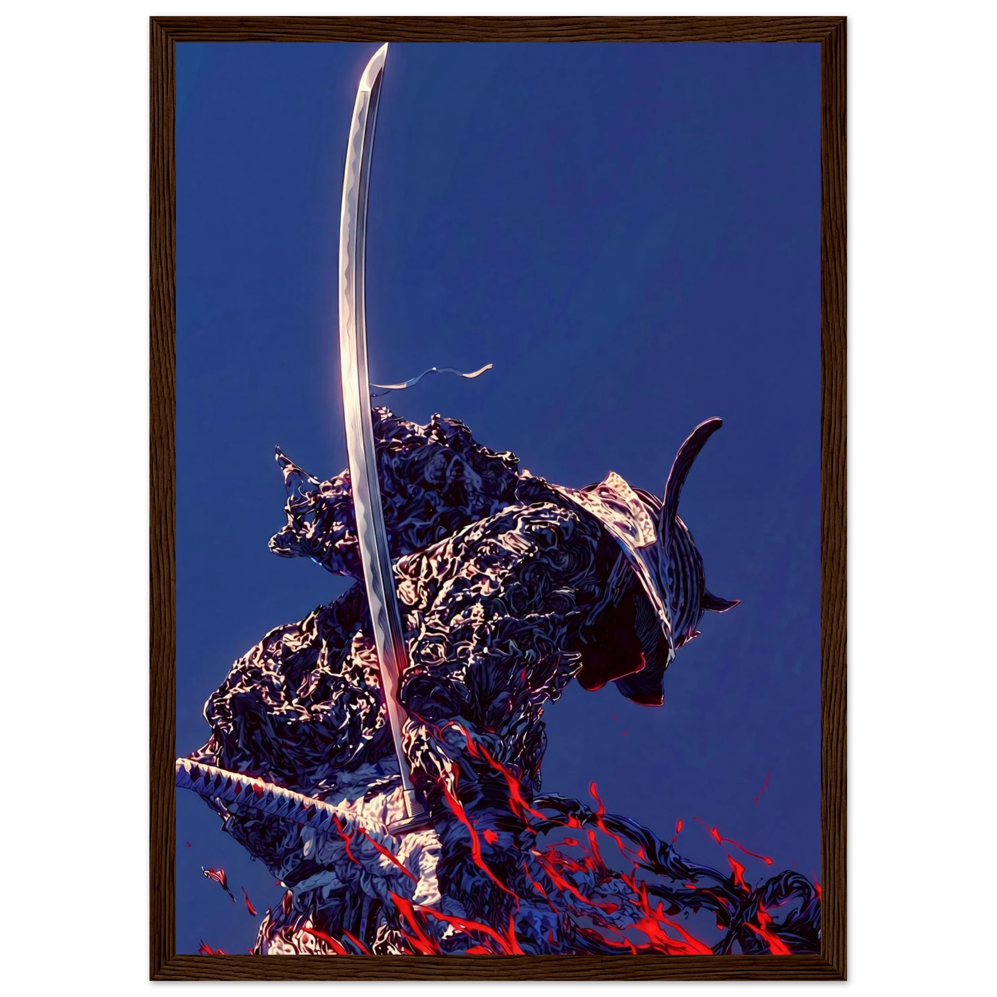 Rizen Samurai - Premium Framed Wall Art