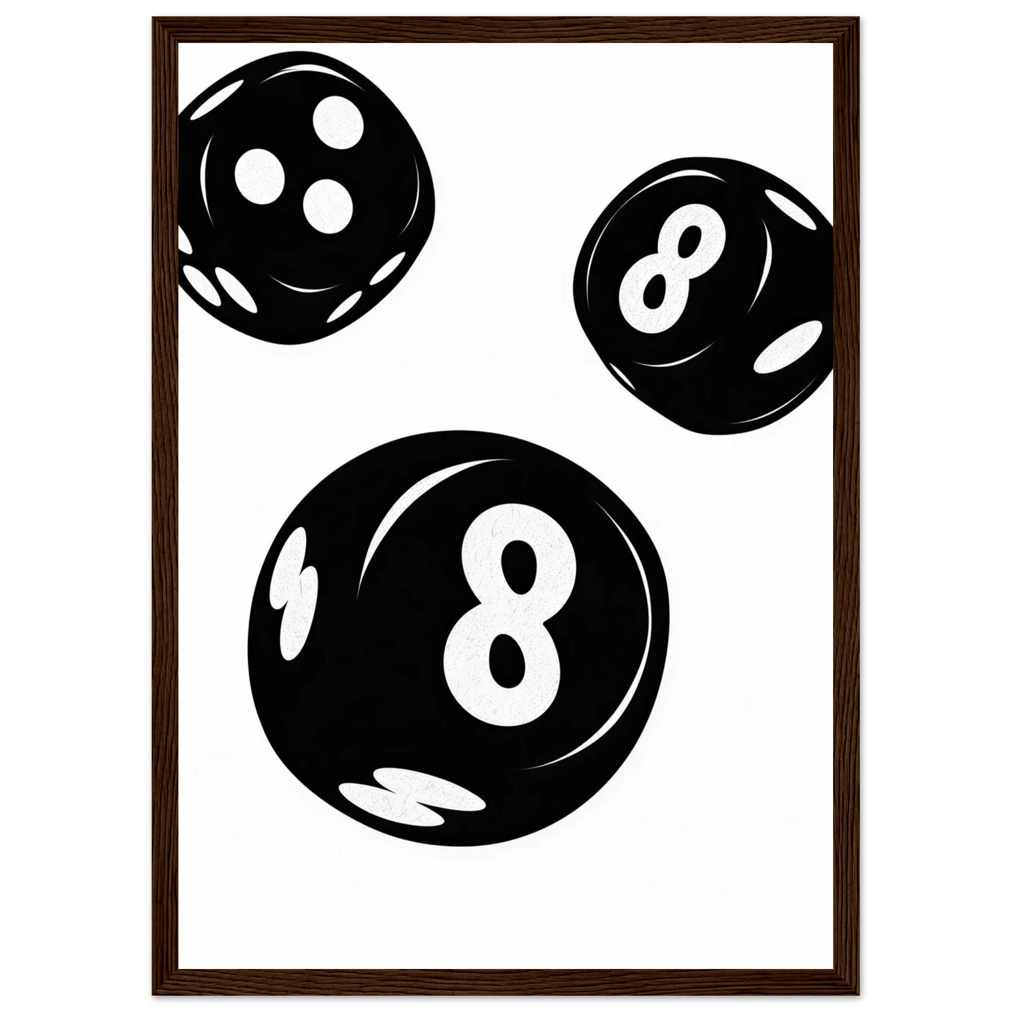 Rizen 8 Chances - Premium Framed Wall Art