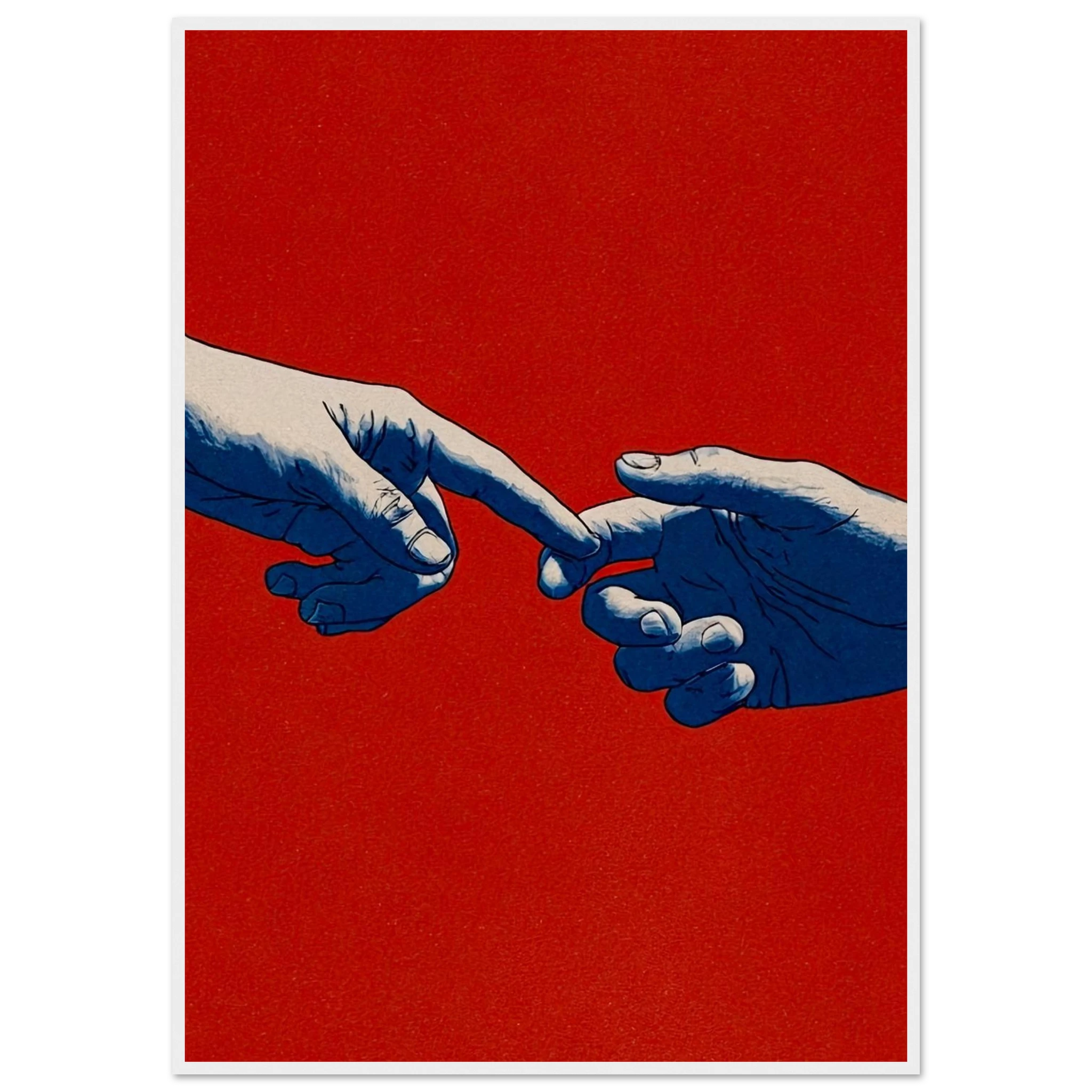 Rizen Fingertip Promise - Premium Framed Wall Art