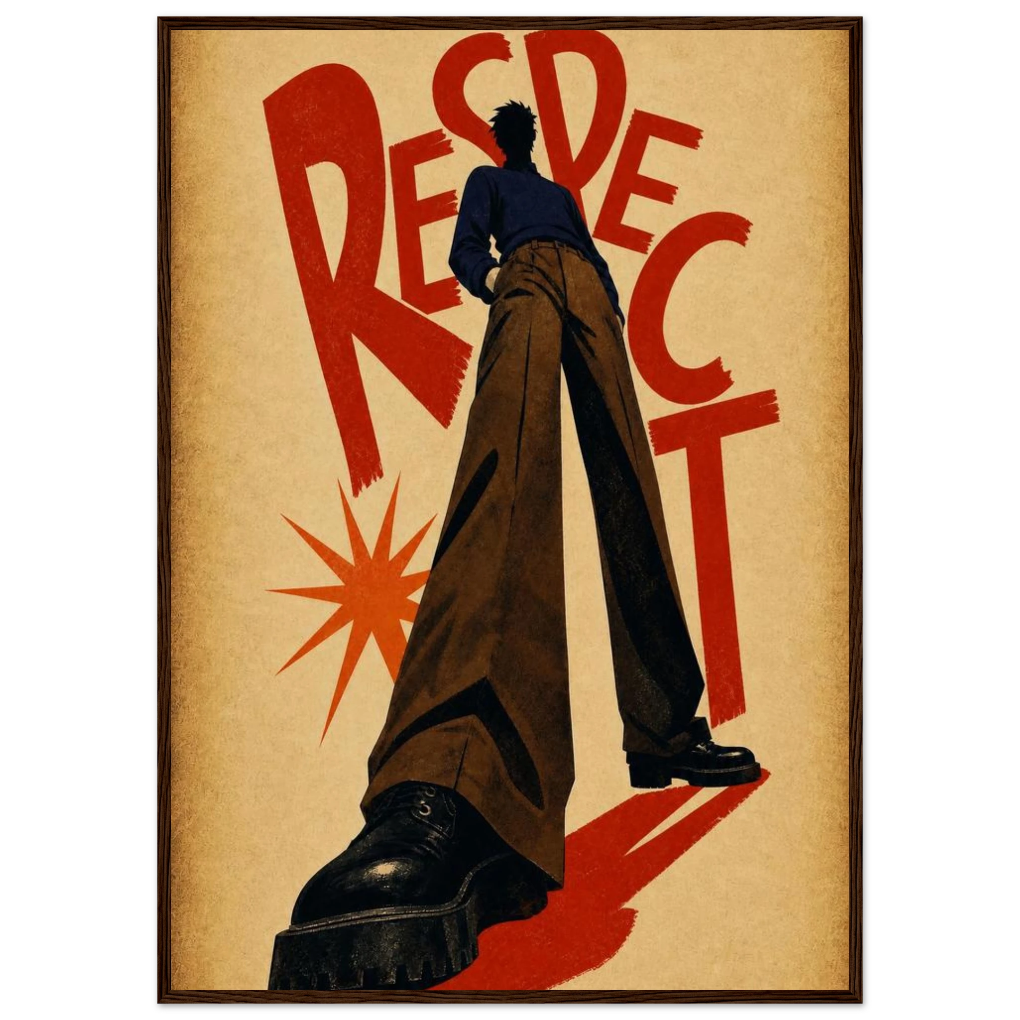 Rizen Respect - Premium Framed Wall Art