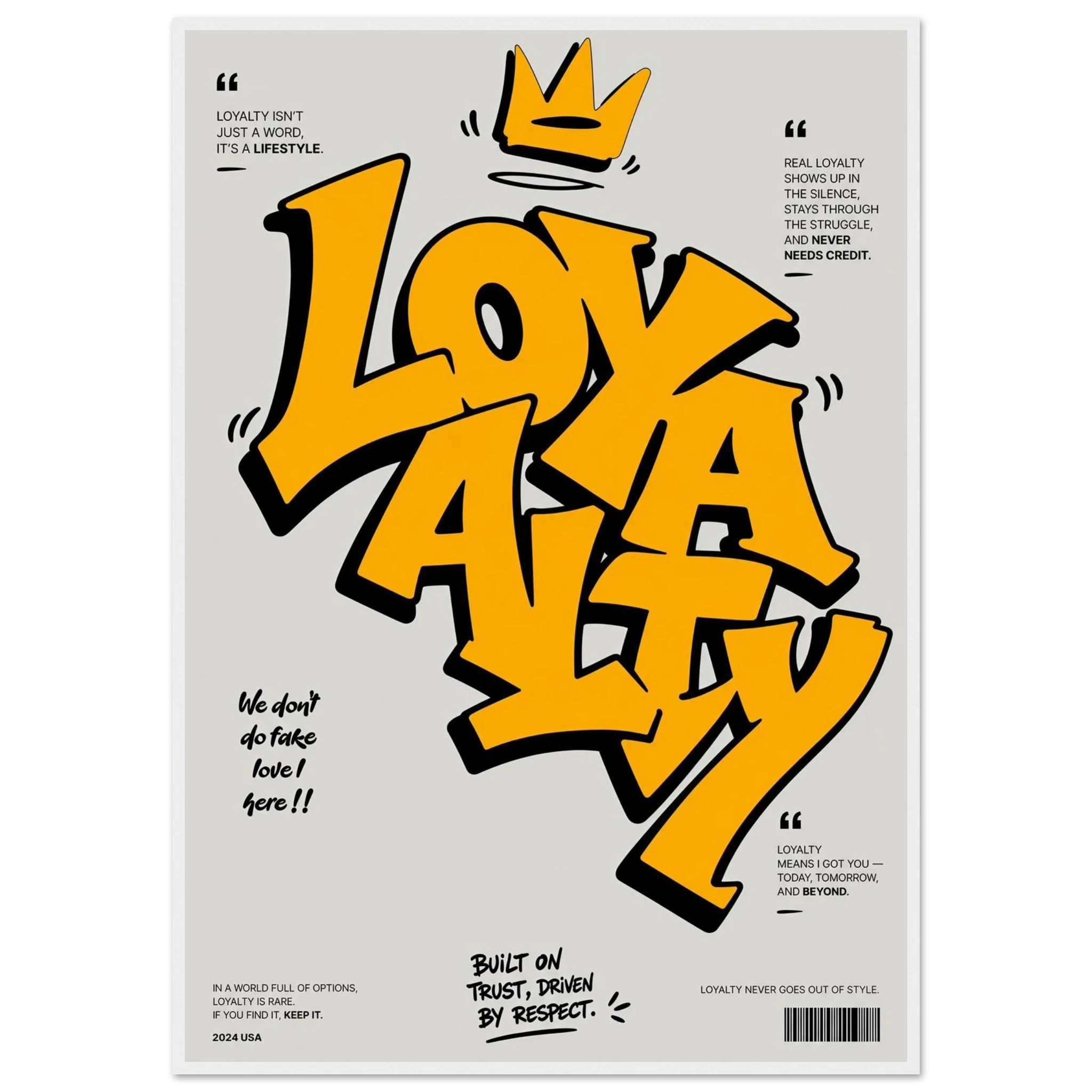 Rizen Loyalty - Premium Framed Wall Art