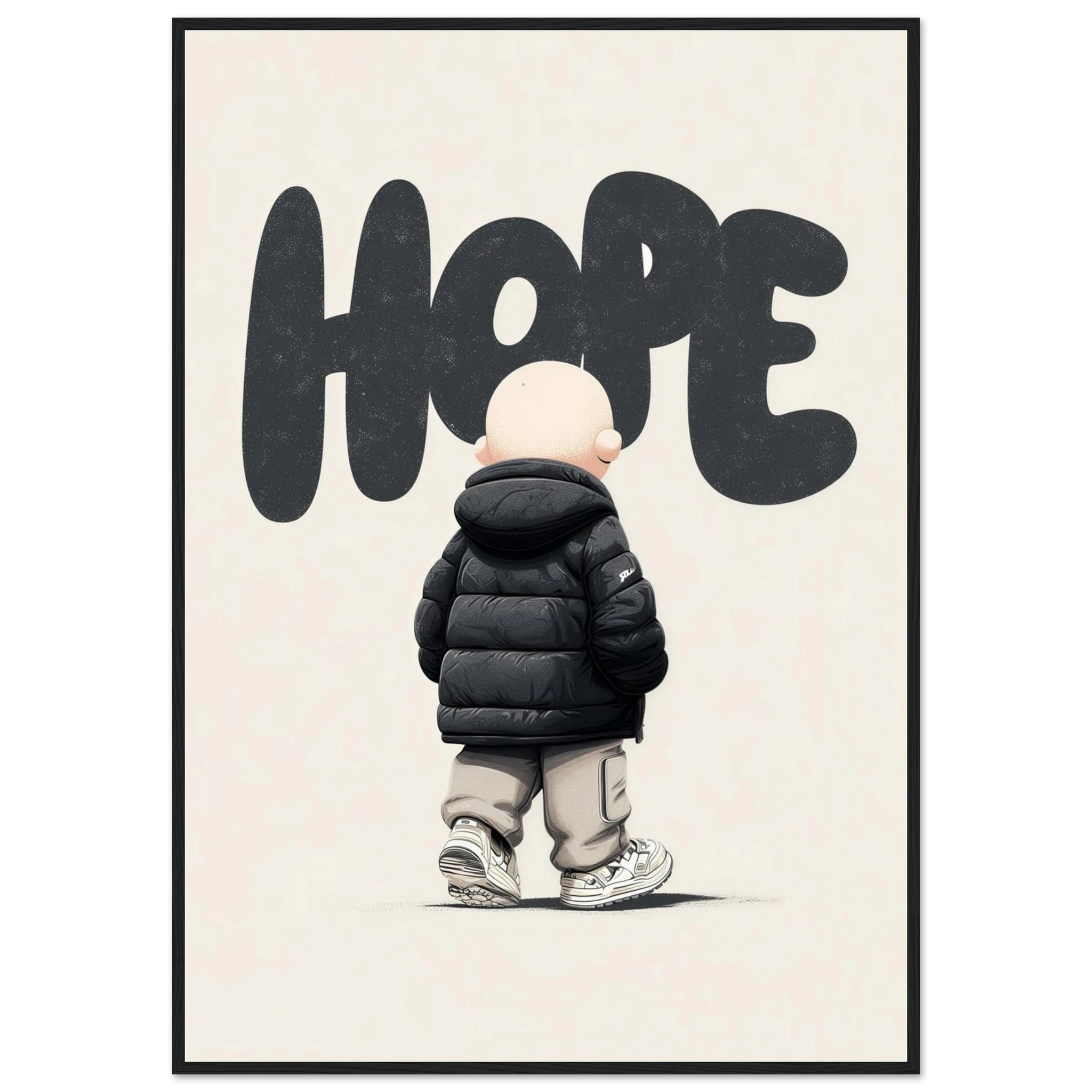 Rizen HOPE - Premium Framed Wall Art