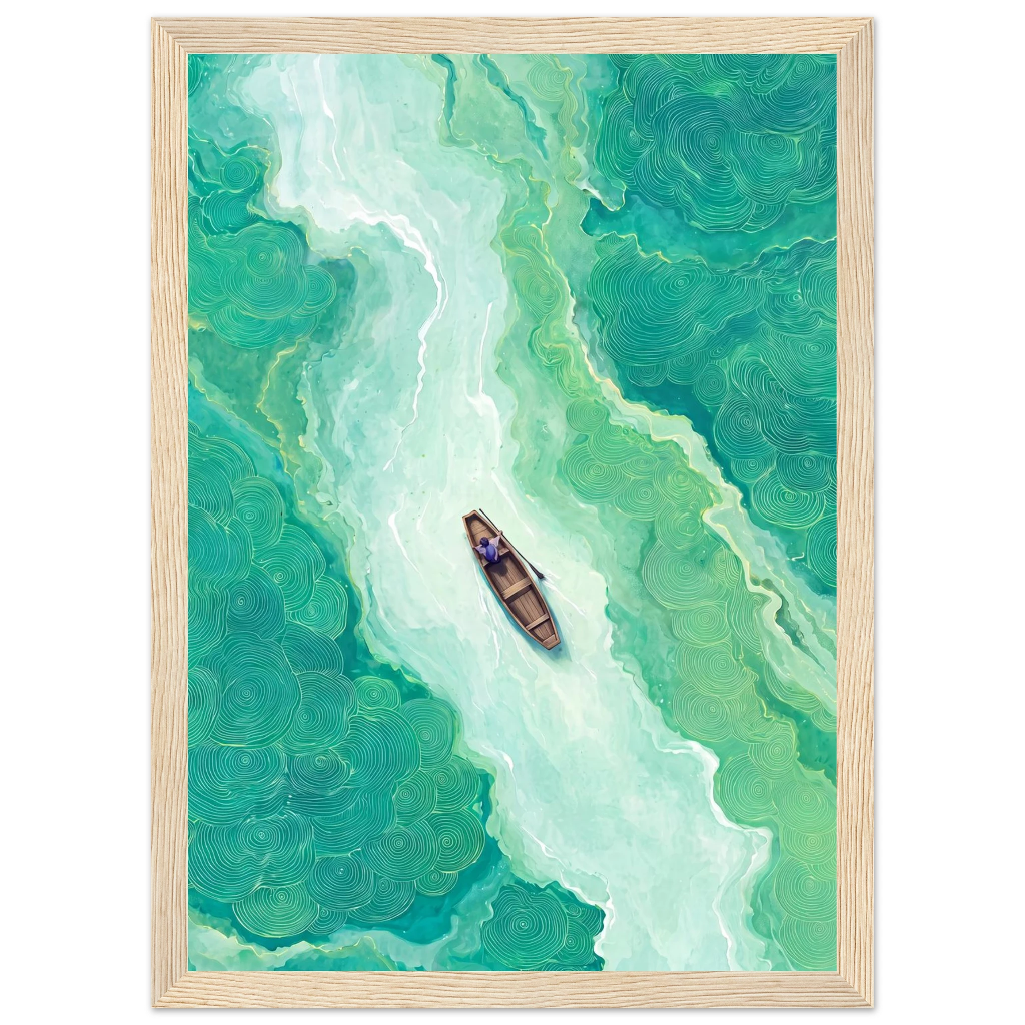 Rizen Find Peace - Premium Framed Wall Art