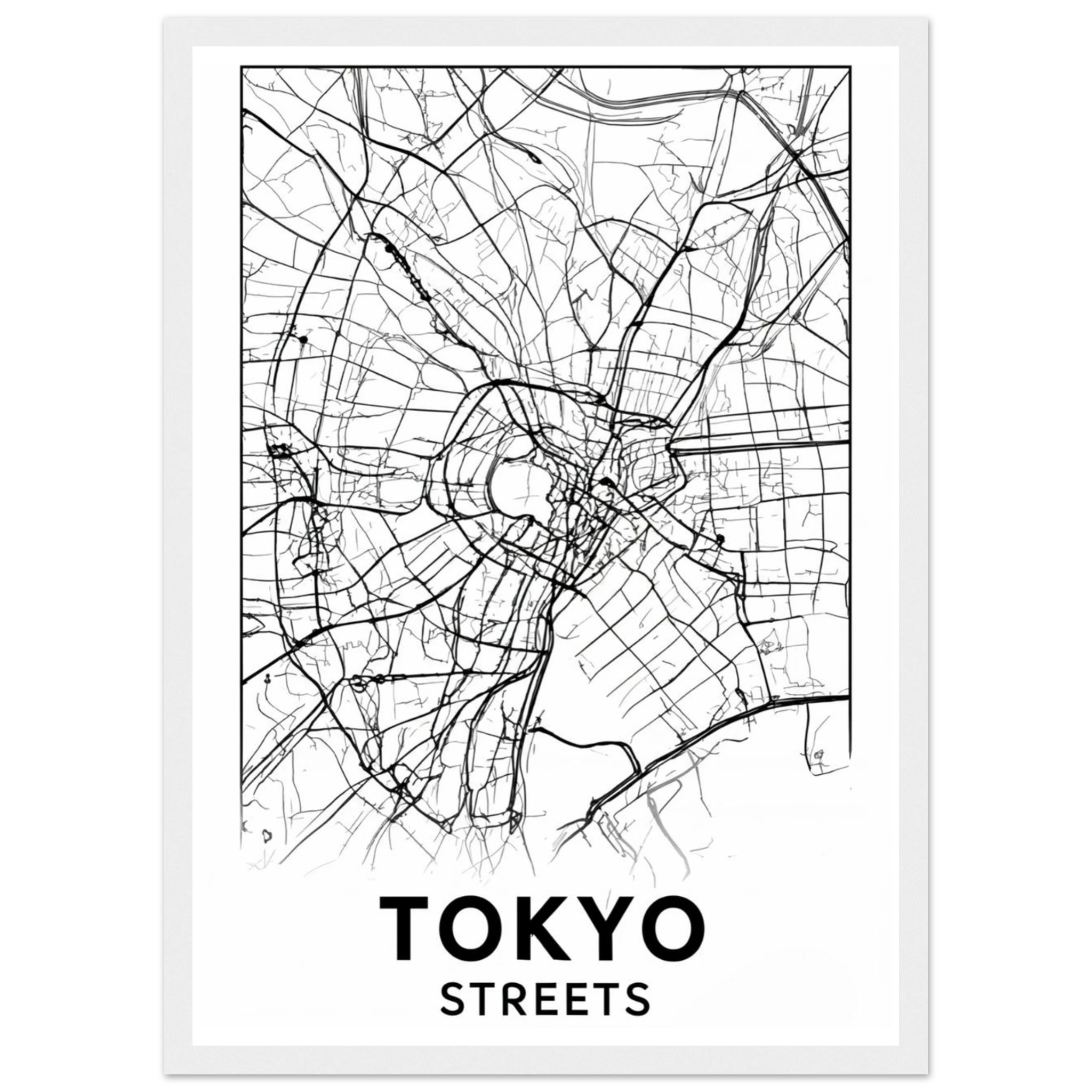Rizen Tokyo Streets - Premium Framed Wall Art
