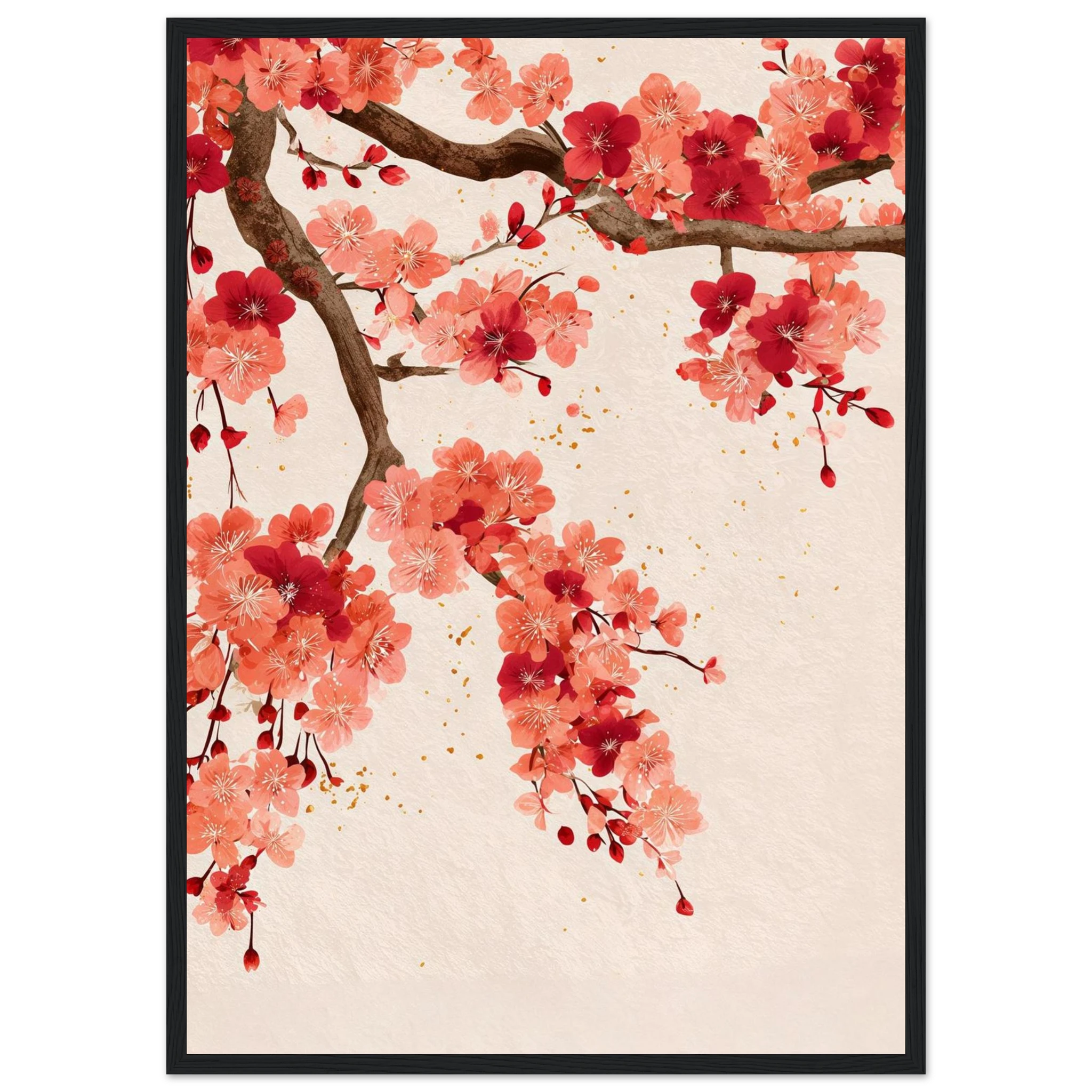 Rizen Ember Tree - Premium Framed Wall Art
