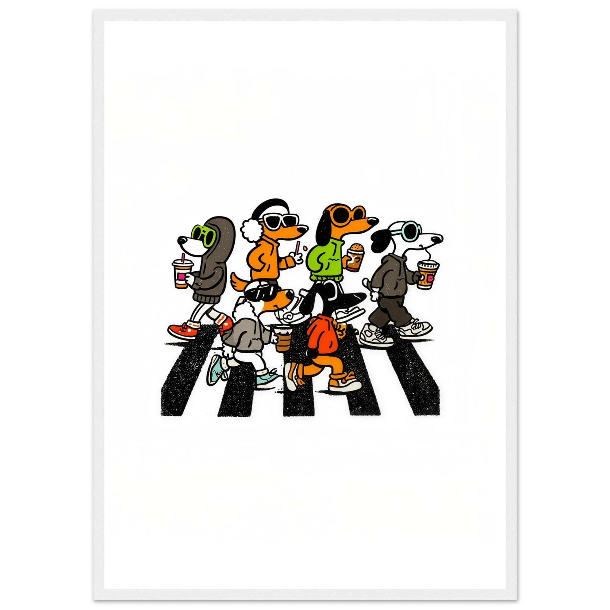 Rizen Take A Walk - Premium Framed Wall Art