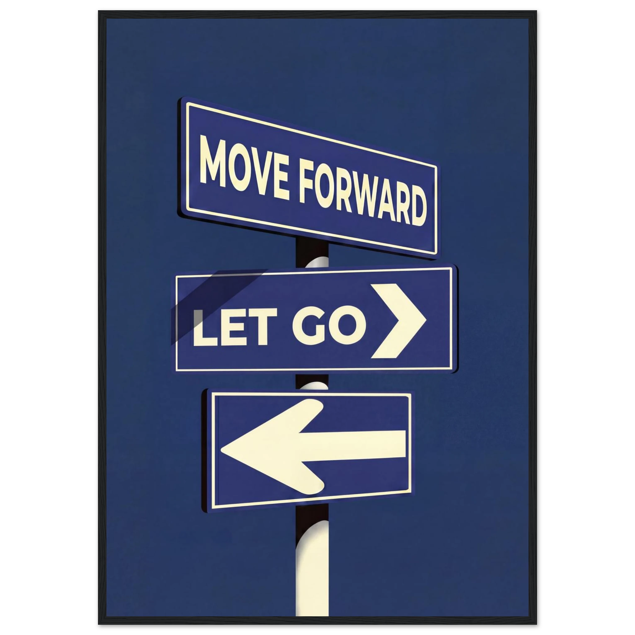 Rizen Move Forward - Premium Framed Wall Art