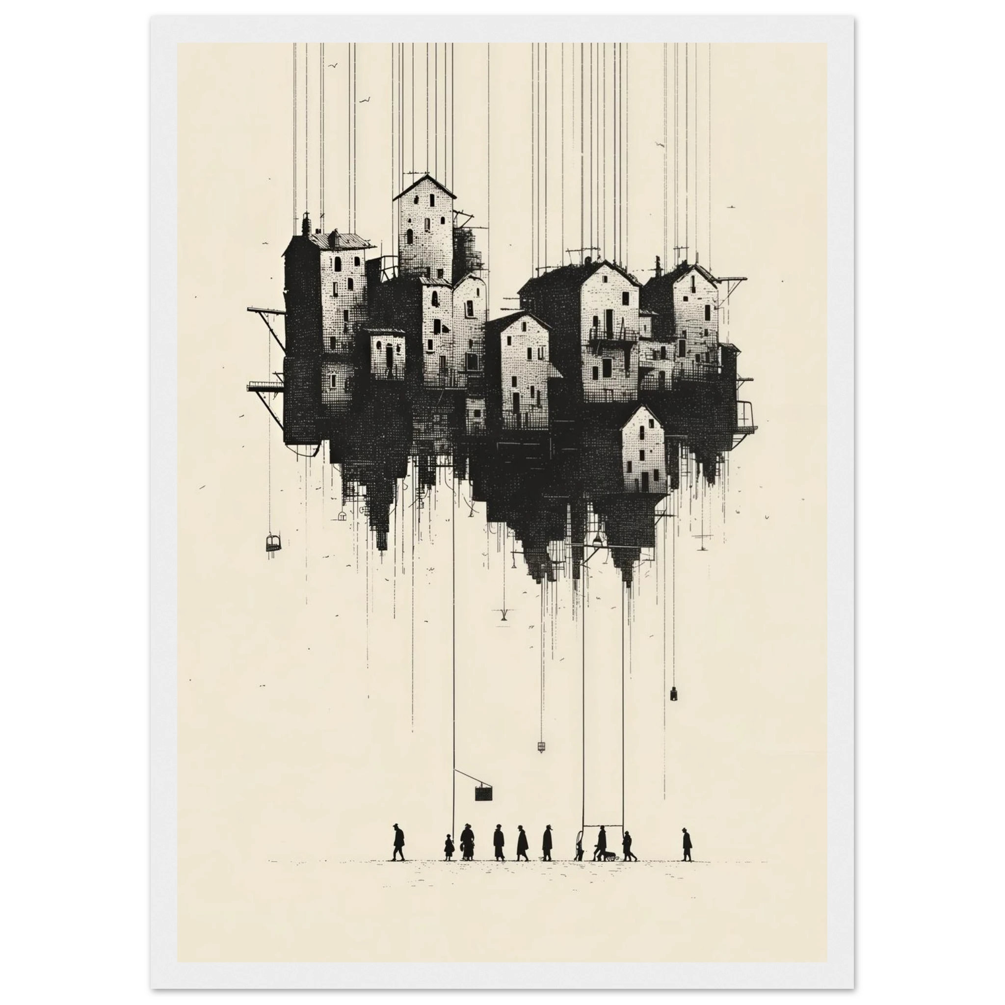 Rizen Threadbound - Premium Framed Wall Art
