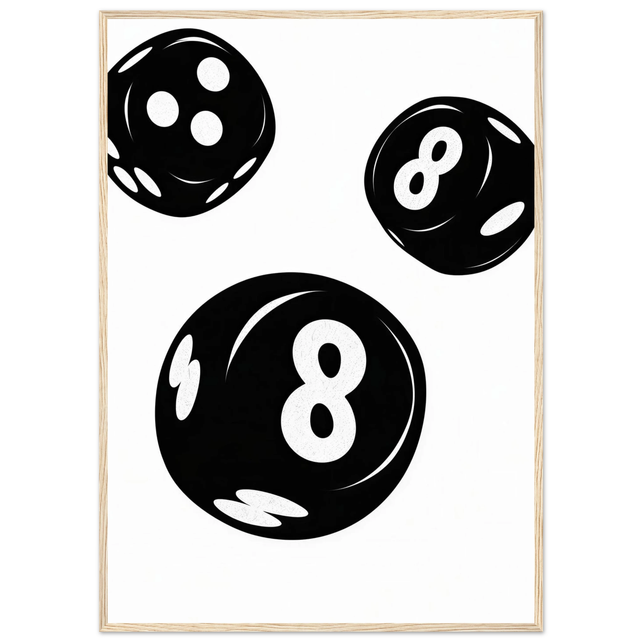 Rizen 8 Chances - Premium Framed Wall Art