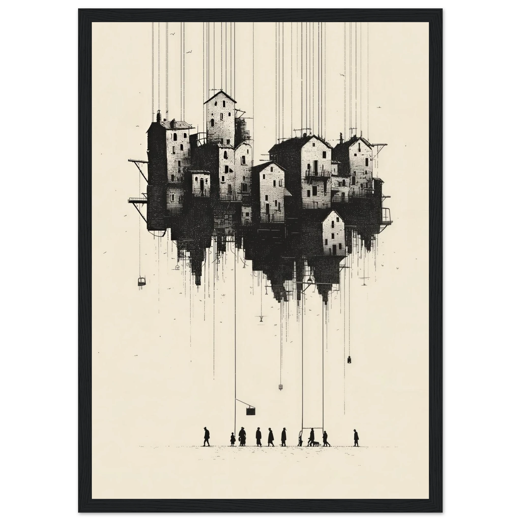 Rizen Threadbound - Premium Framed Wall Art