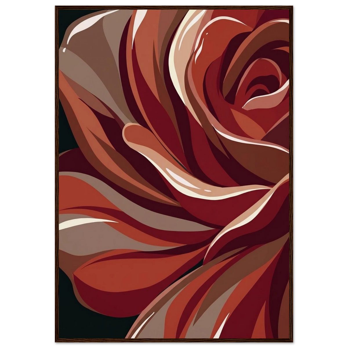 Rizen Rose - Premium Framed Wall Art