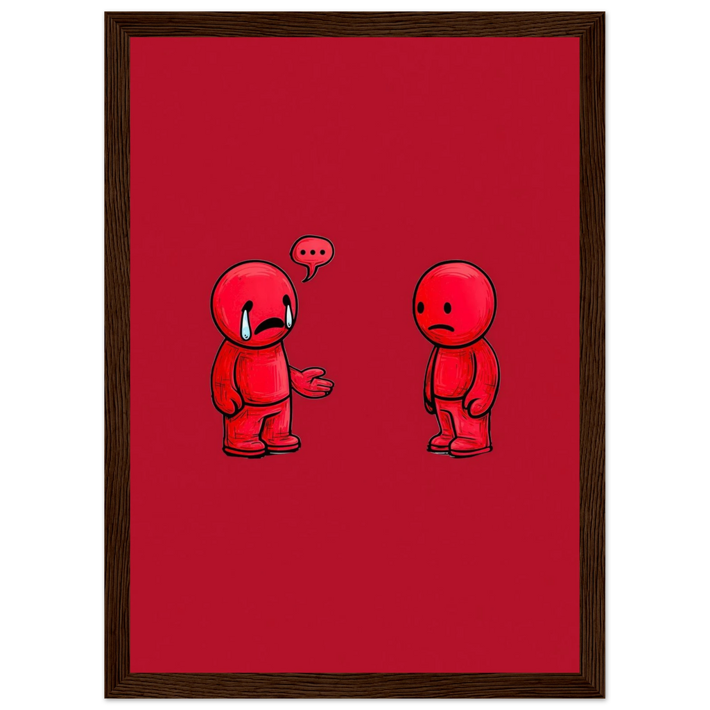 Rizen Anxious & Avoidant - Premium Framed Wall Art