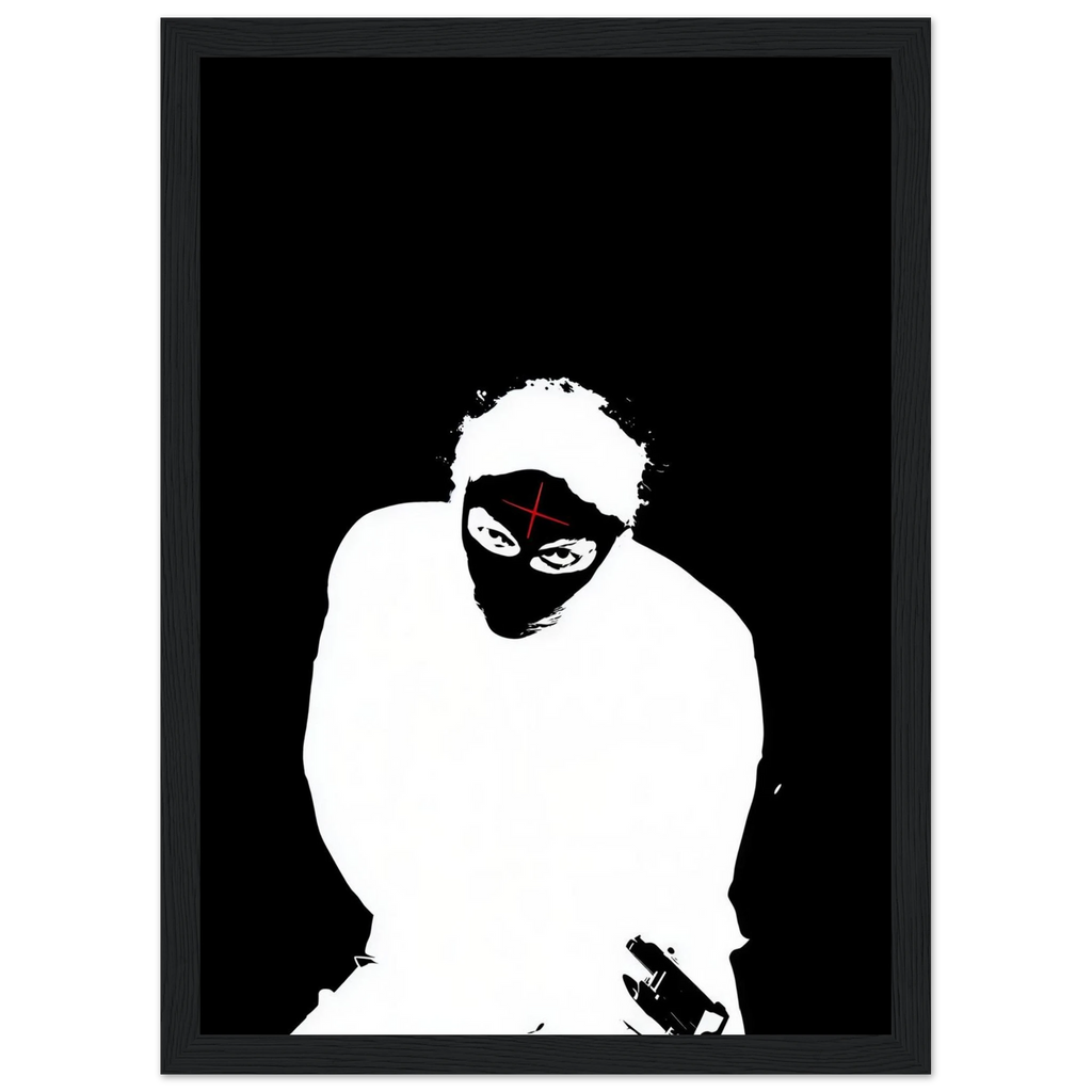 Rizen Man on Mission - Premium Framed Wall Art
