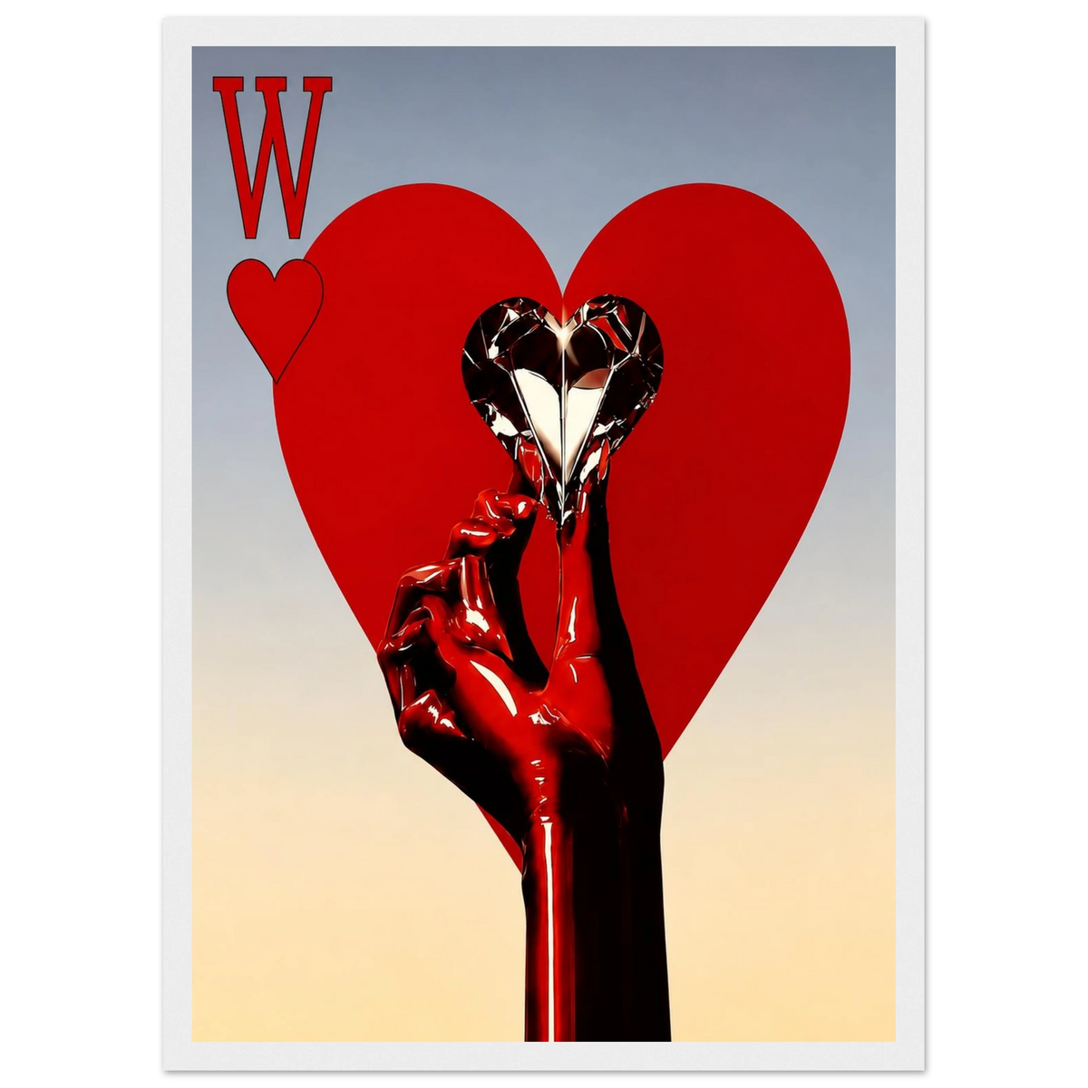 Rizen Worth The Love - Premium Framed Wall Art