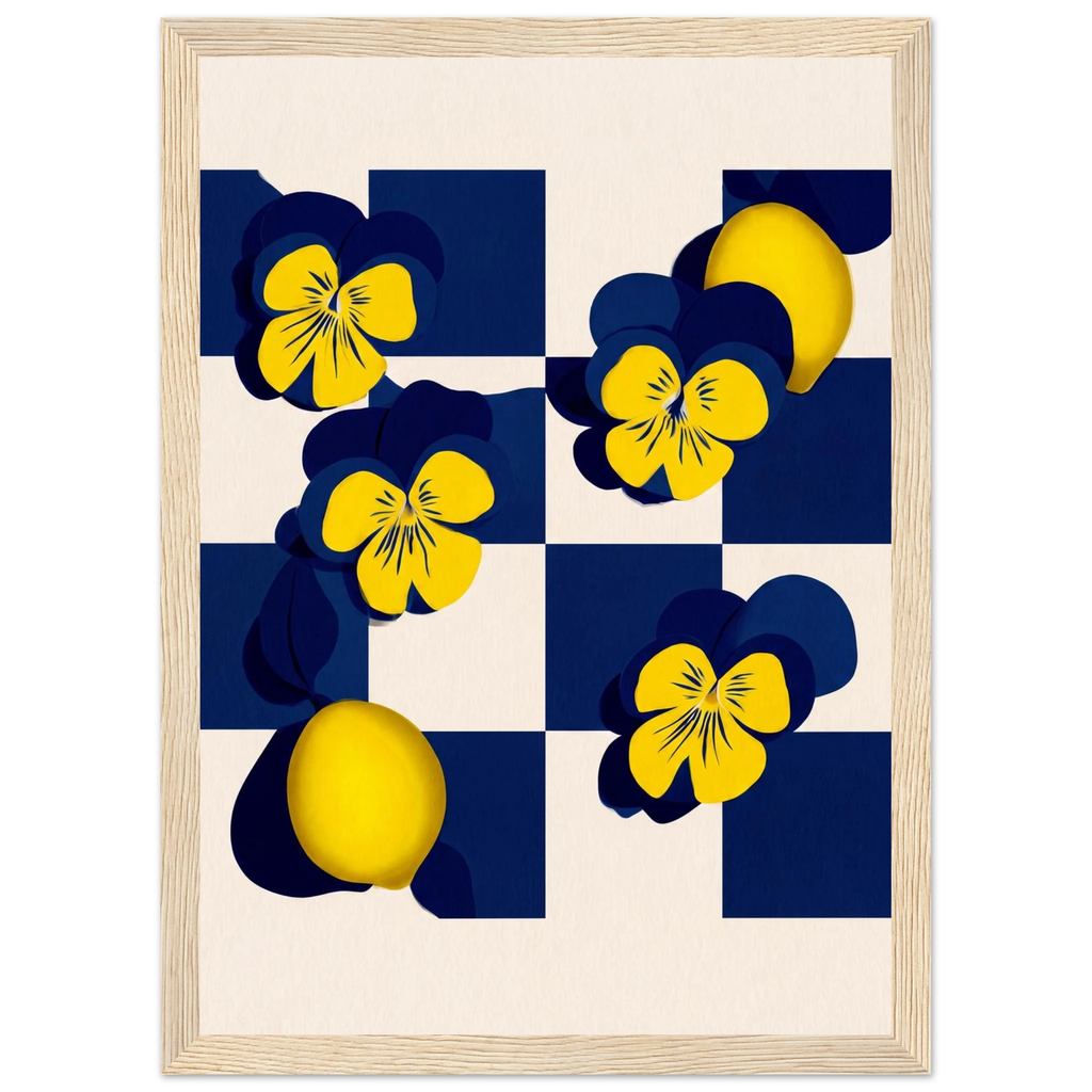 Rizen Life's Little Lemons - Premium Framed Wall Art