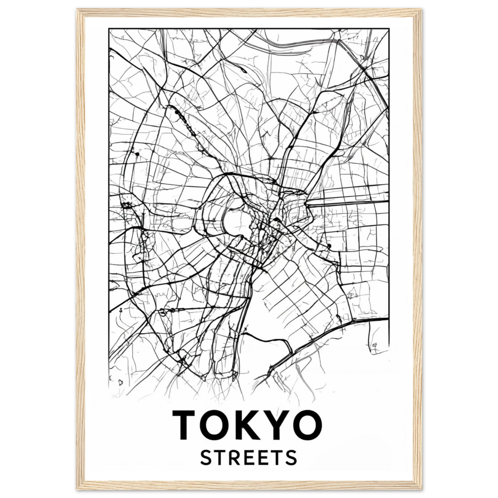 Rizen Tokyo Streets - Premium Framed Wall Art