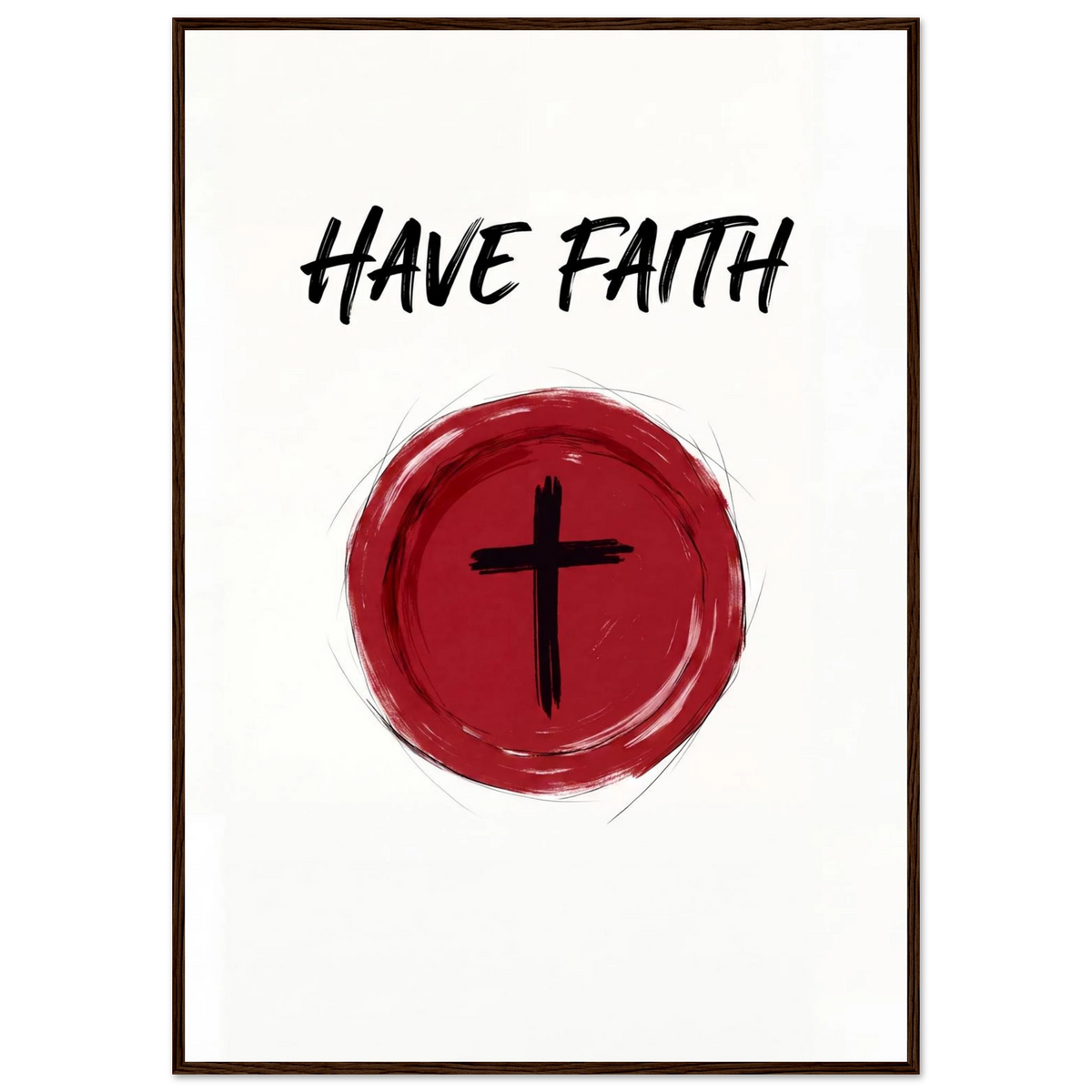 Rizen Have Faith - Premium Framed Wall Art