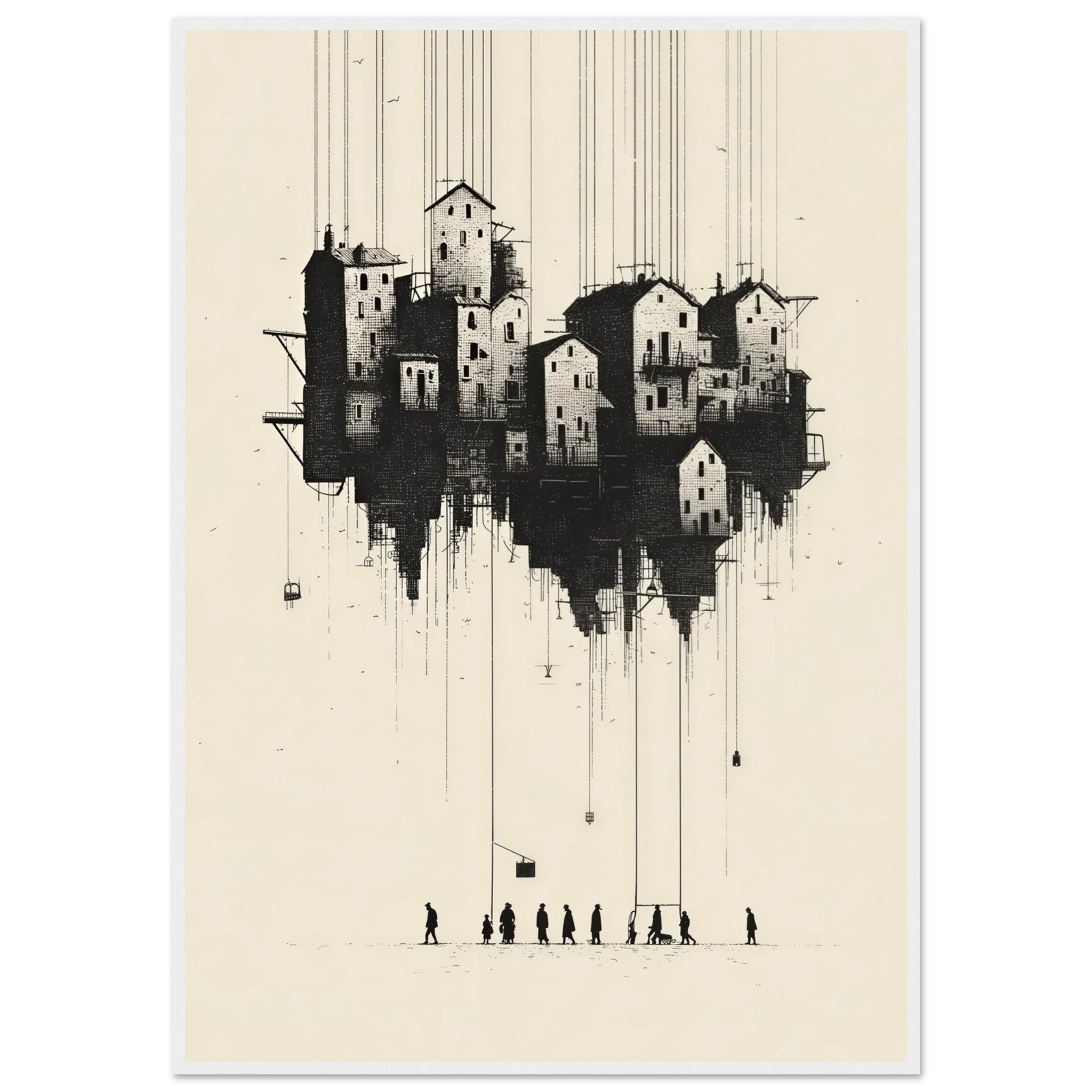 Rizen Threadbound - Premium Framed Wall Art