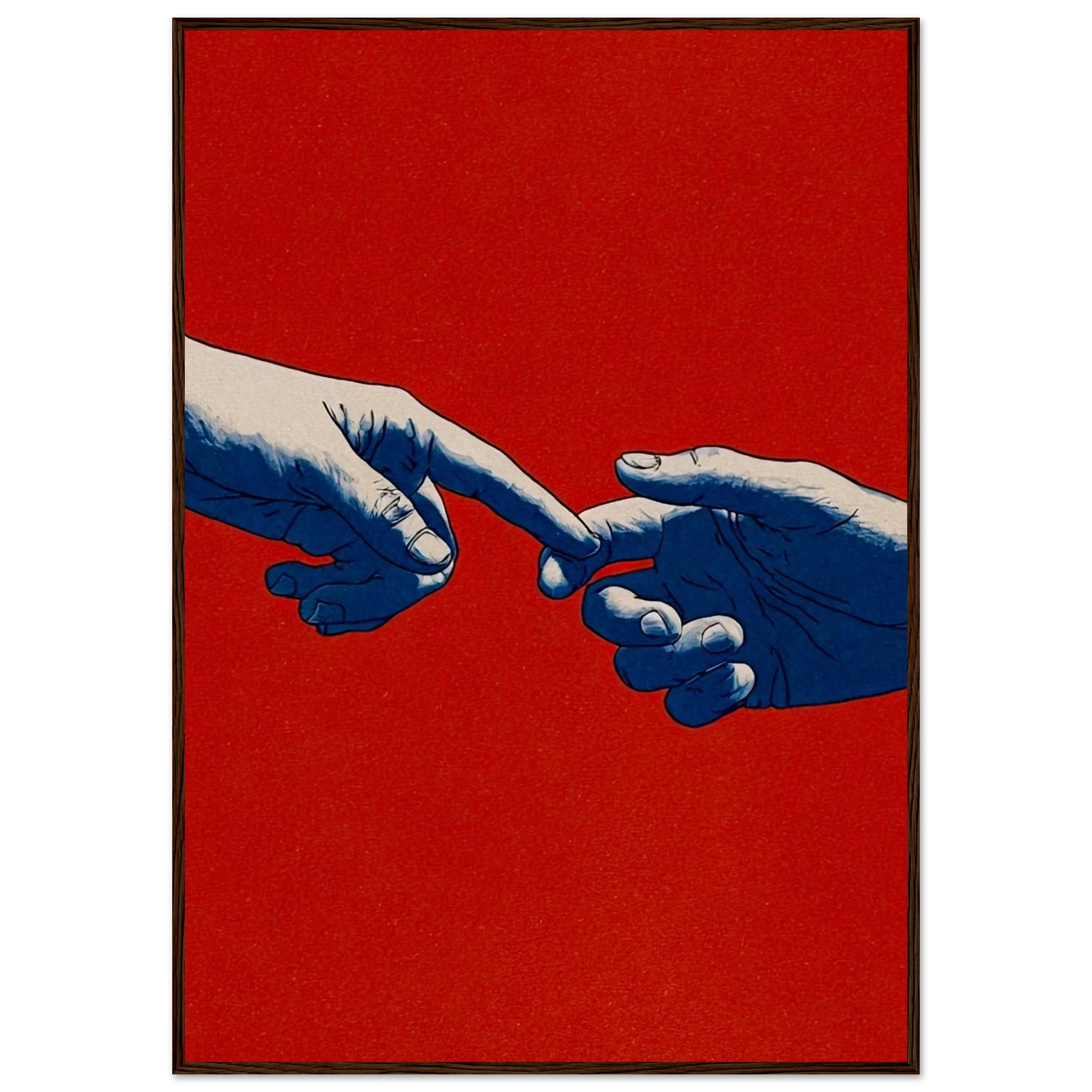 Rizen Fingertip Promise - Premium Framed Wall Art