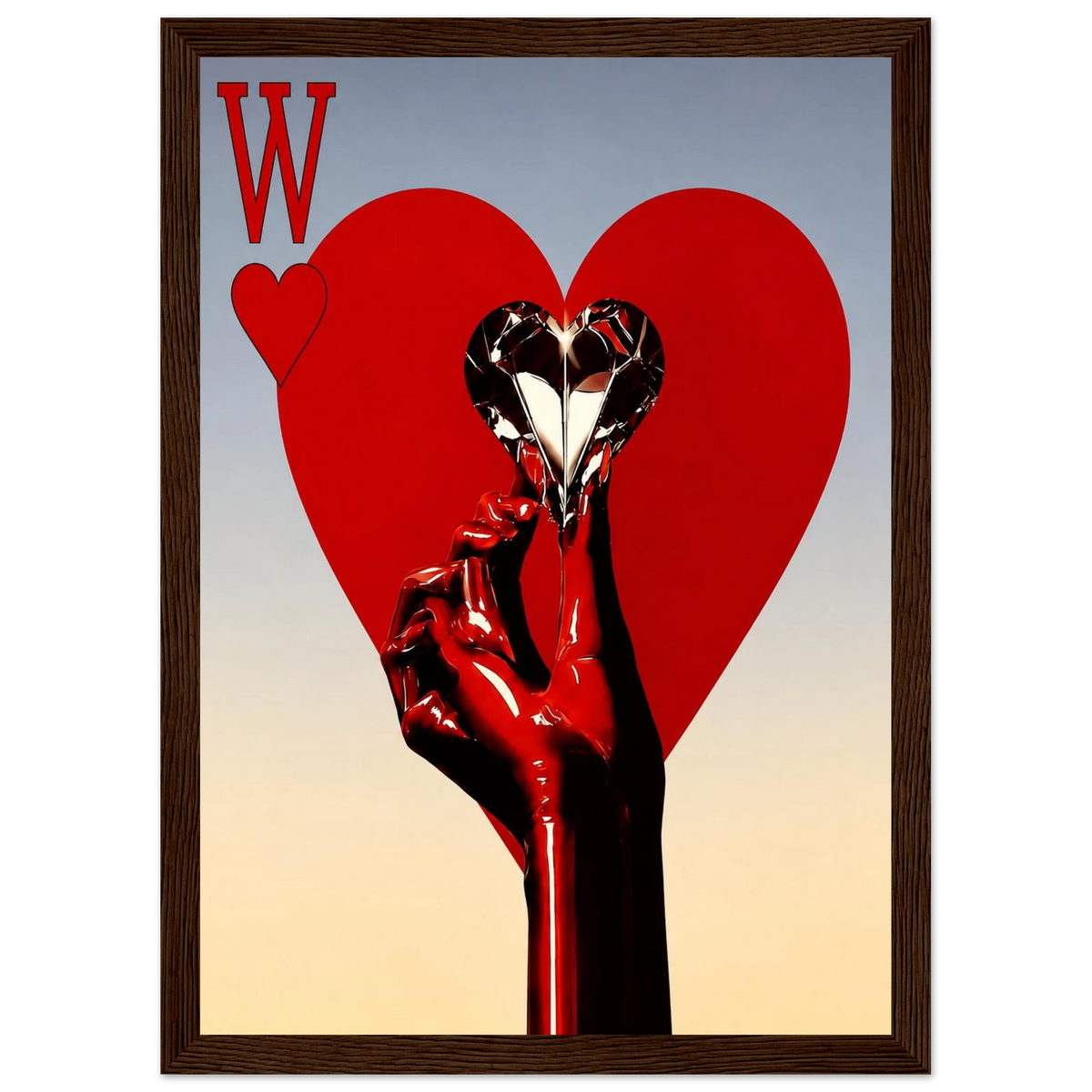 Rizen Worth The Love - Premium Framed Wall Art