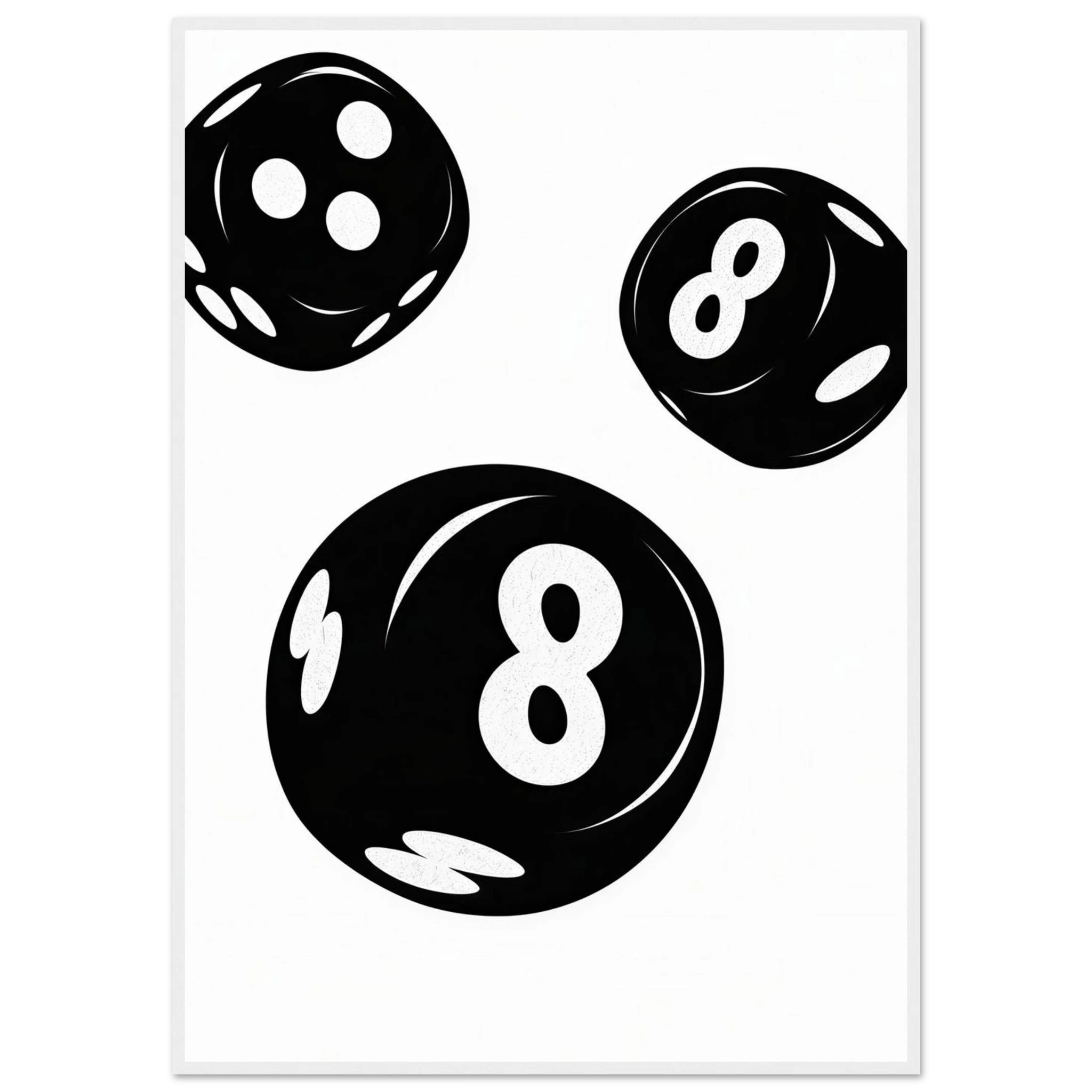 Rizen 8 Chances - Premium Framed Wall Art