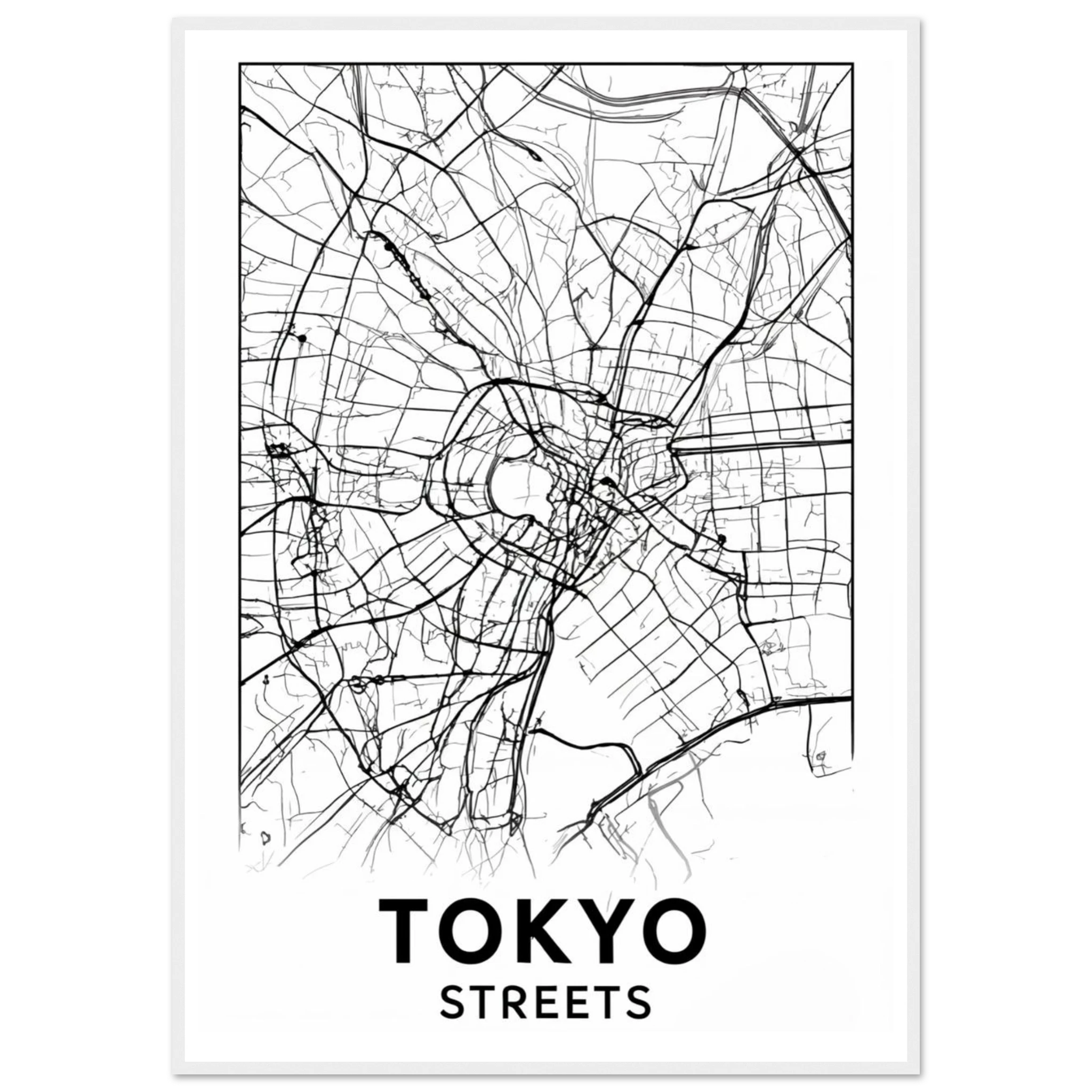 Rizen Tokyo Streets - Premium Framed Wall Art
