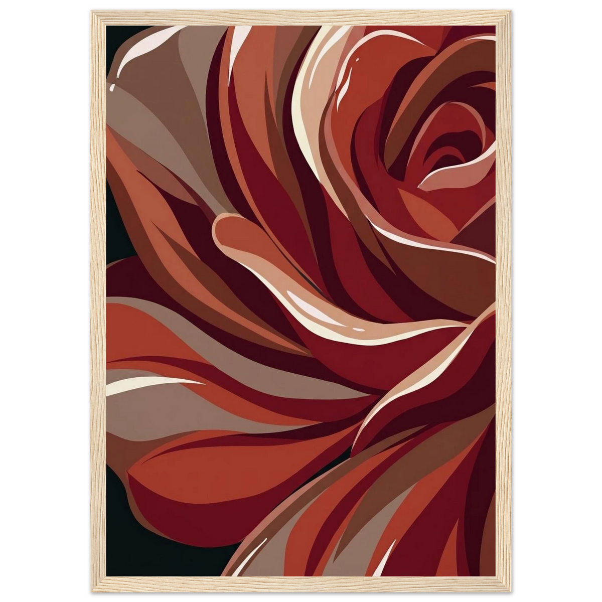Rizen Rose - Premium Framed Wall Art